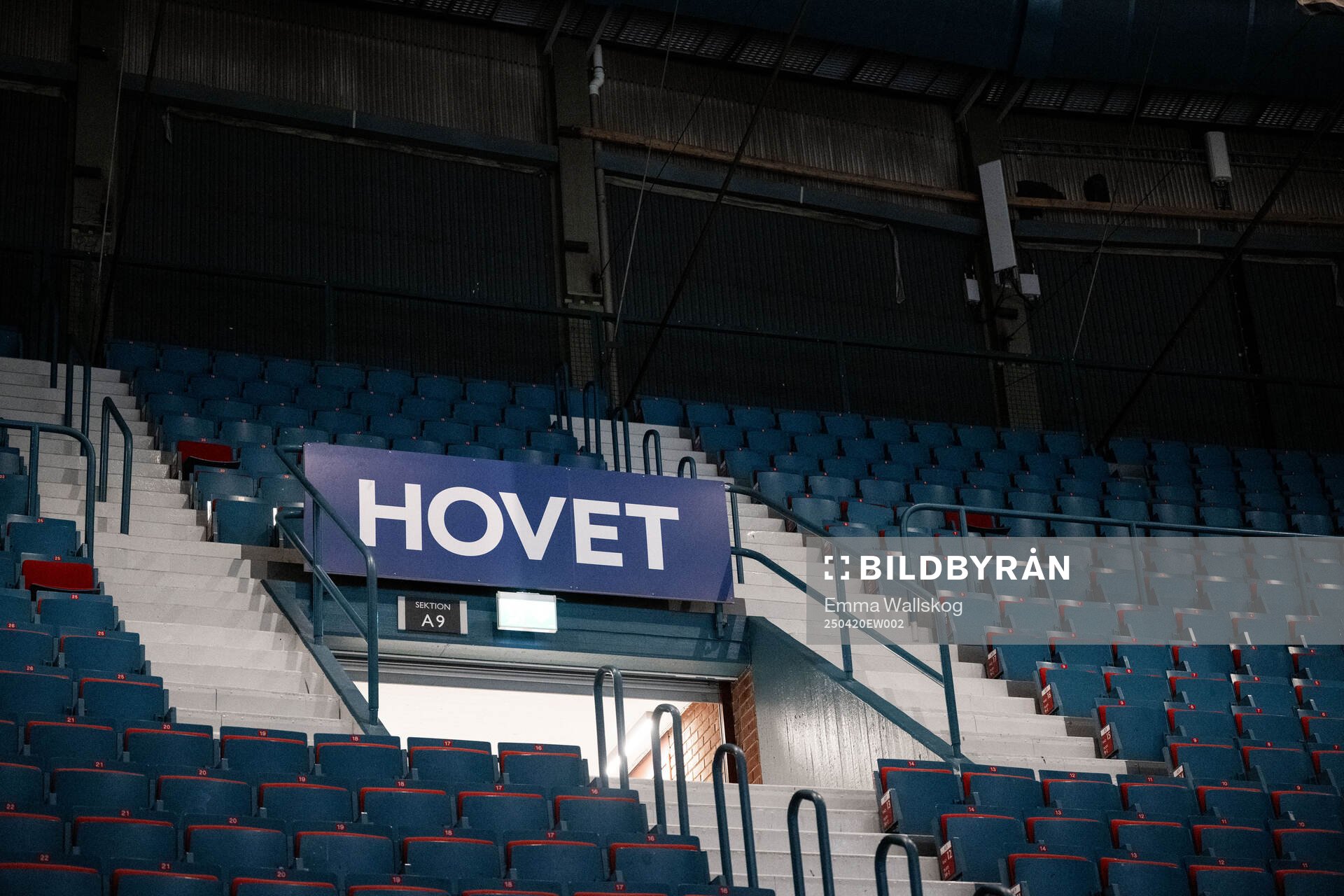 Interiör vy över Hovet