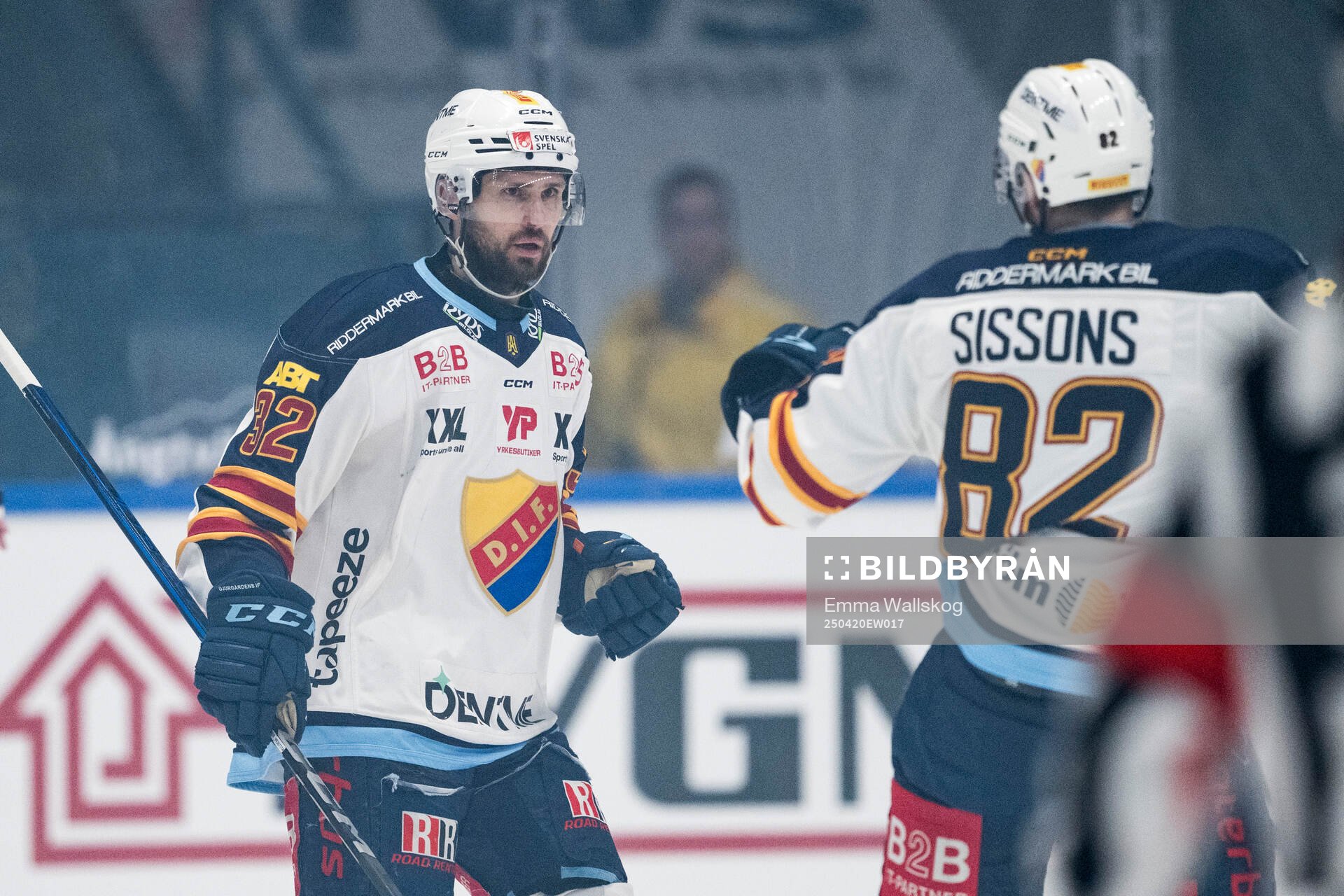 Djurgårdens Marcus Krüger jublar