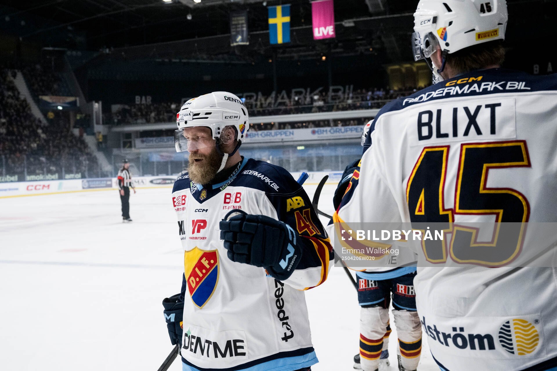 Djurgårdens Patrick Thoresen jublar