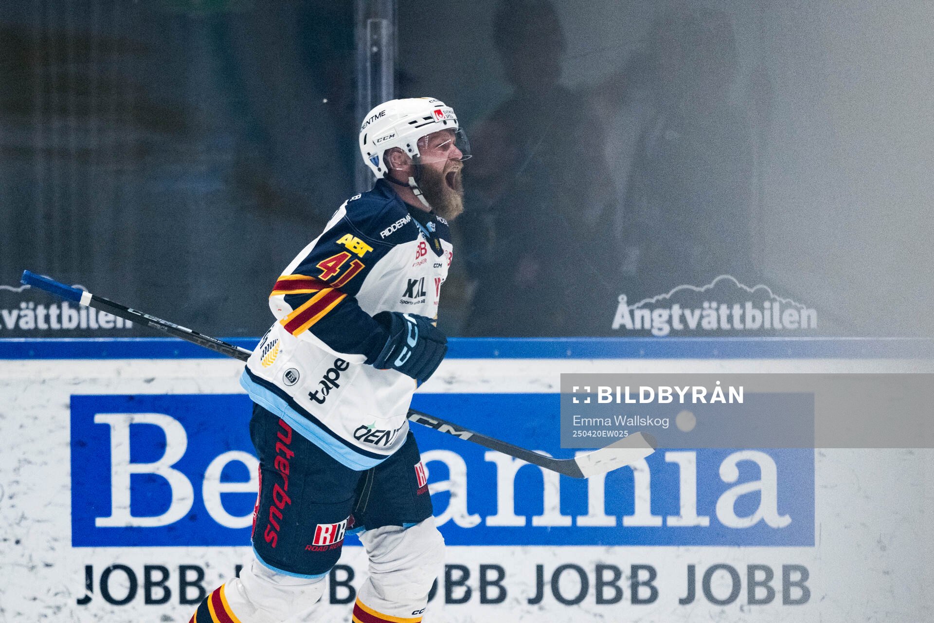 Djurgårdens Patrick Thoresen jublar