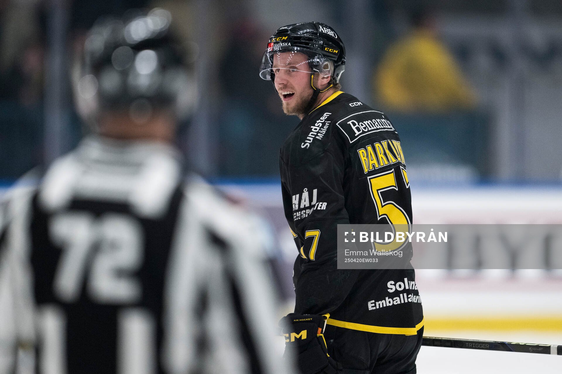 AIKs Alfred Barklund reagerar