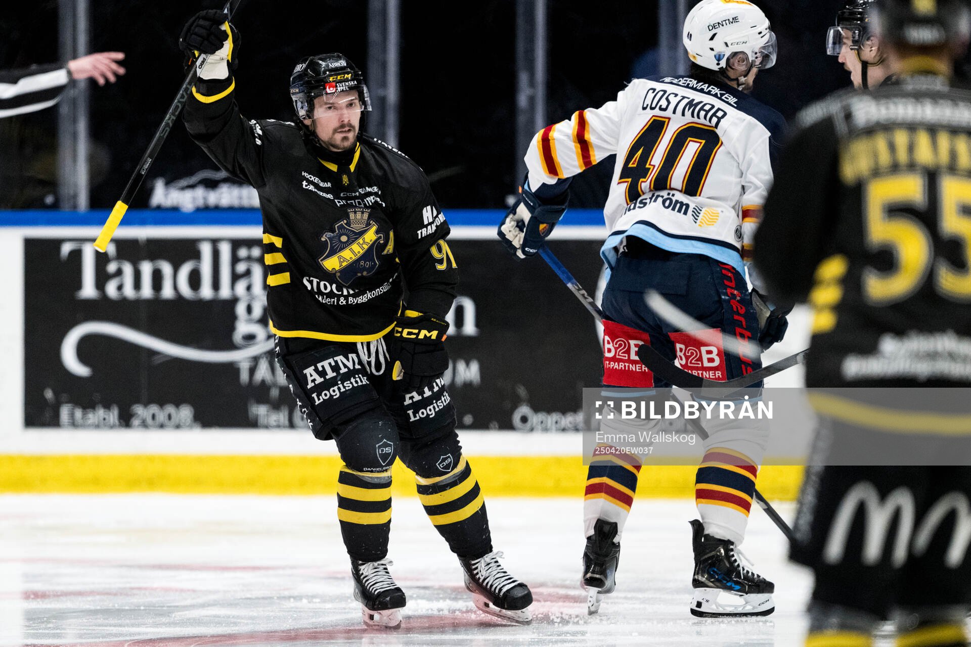 AIKs Gerry Fitzgerald jublar