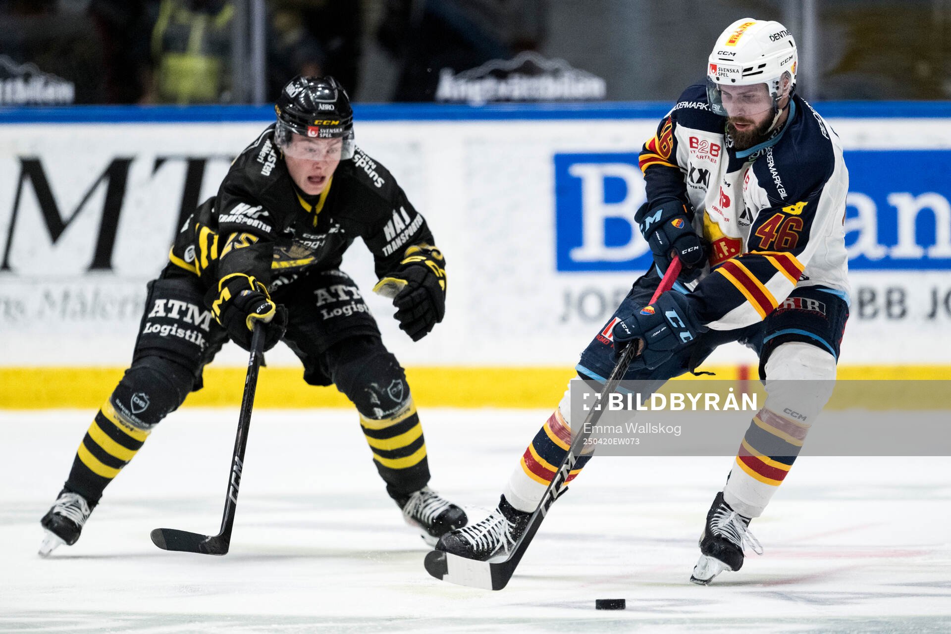 AIKs Theo Hårdstam och Djurgårdens Albin Grewe