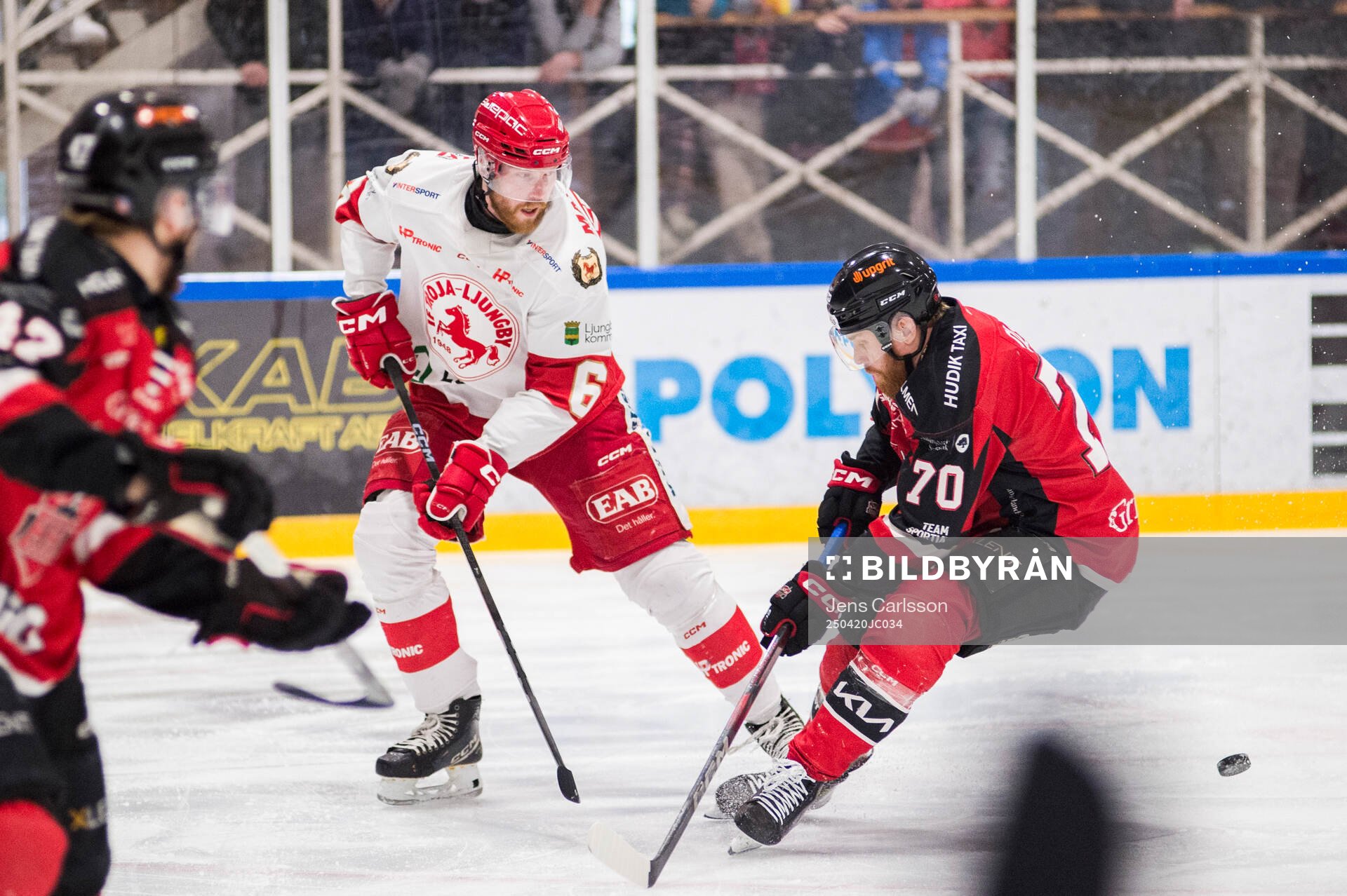 Troja/Ljungbys Carl Ernstig och Hudiksvalls Henrik Olsén