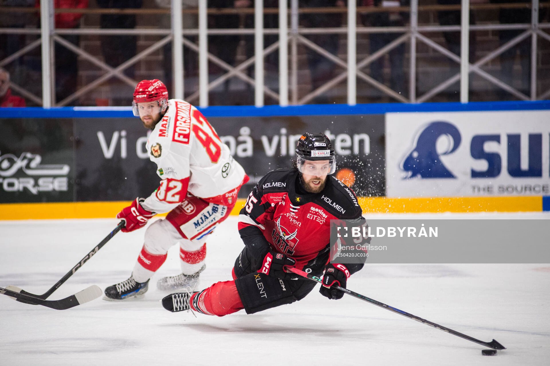 Troja/Ljungbys Filip Forsmark och Hudiksvalls Sebastian