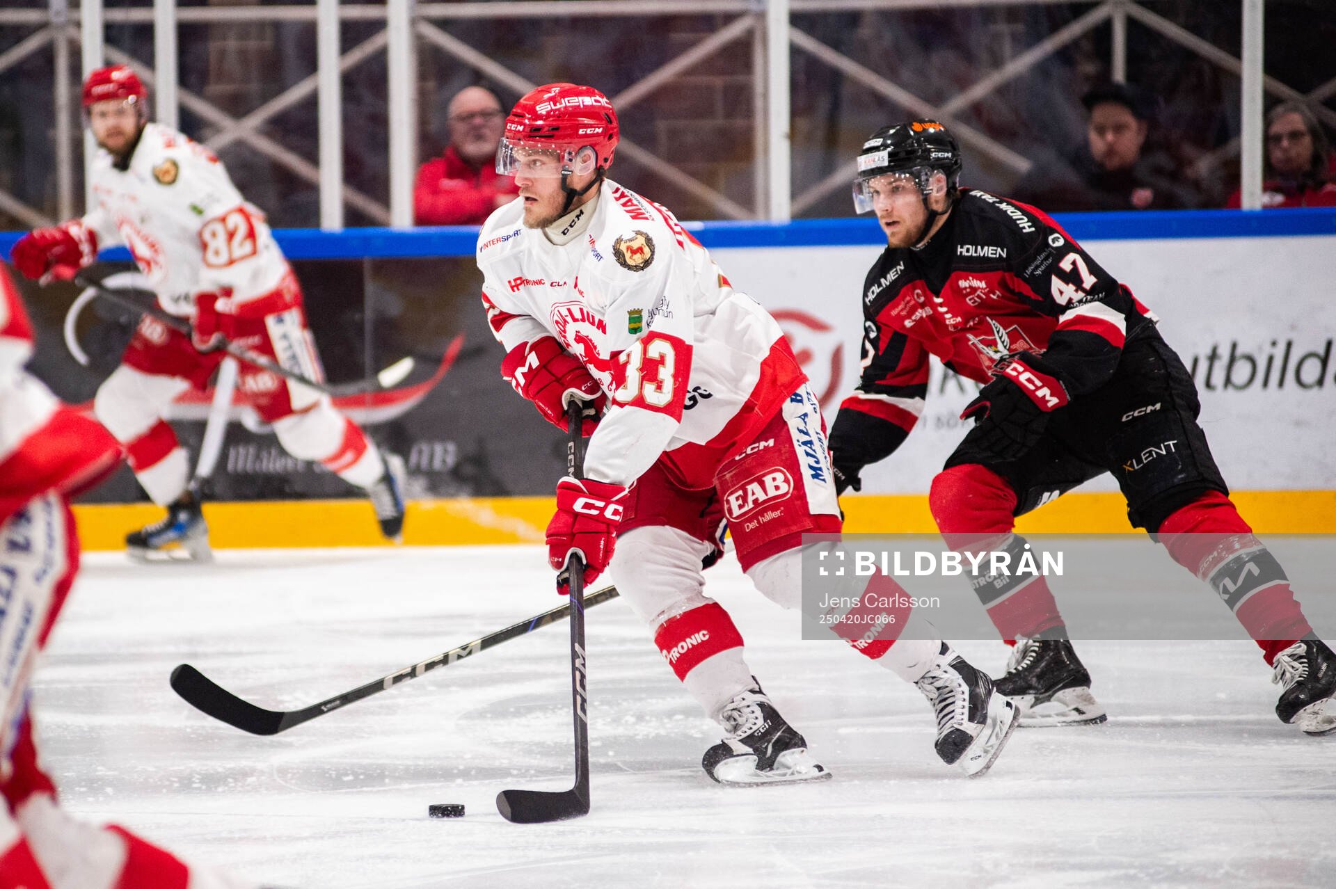 Troja/Ljungbys Daniel Karlsson Thörnros och Hudiksvalls