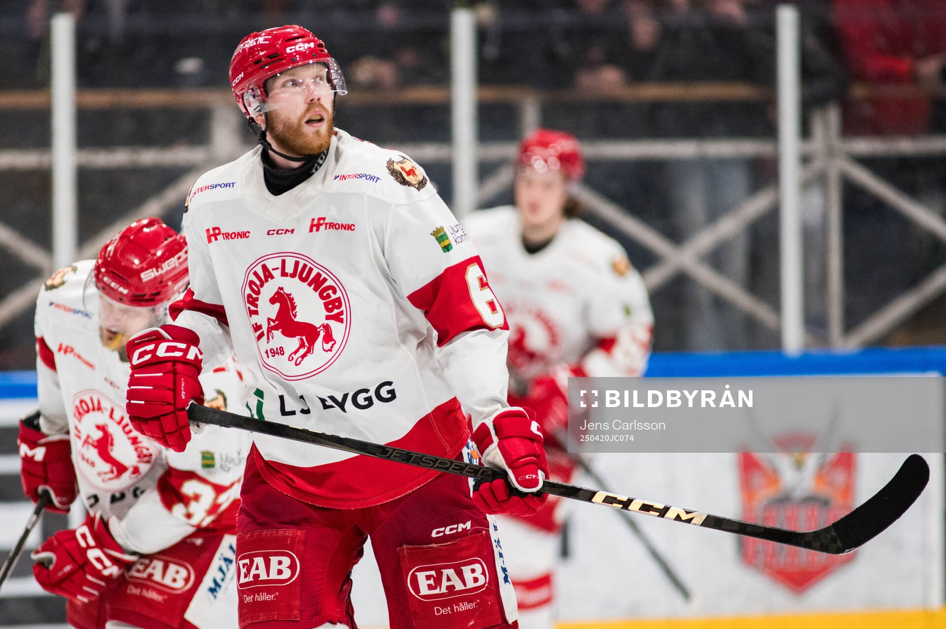 Troja/Ljungbys Carl Ernstig deppar