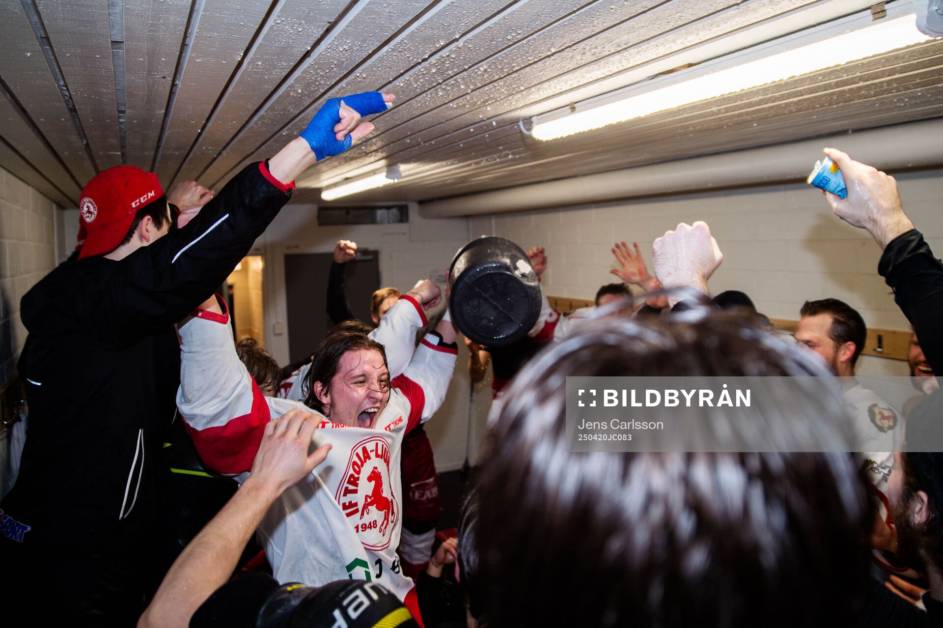 Troja/Ljungbys Carl-Henrik Edwardsson jublar