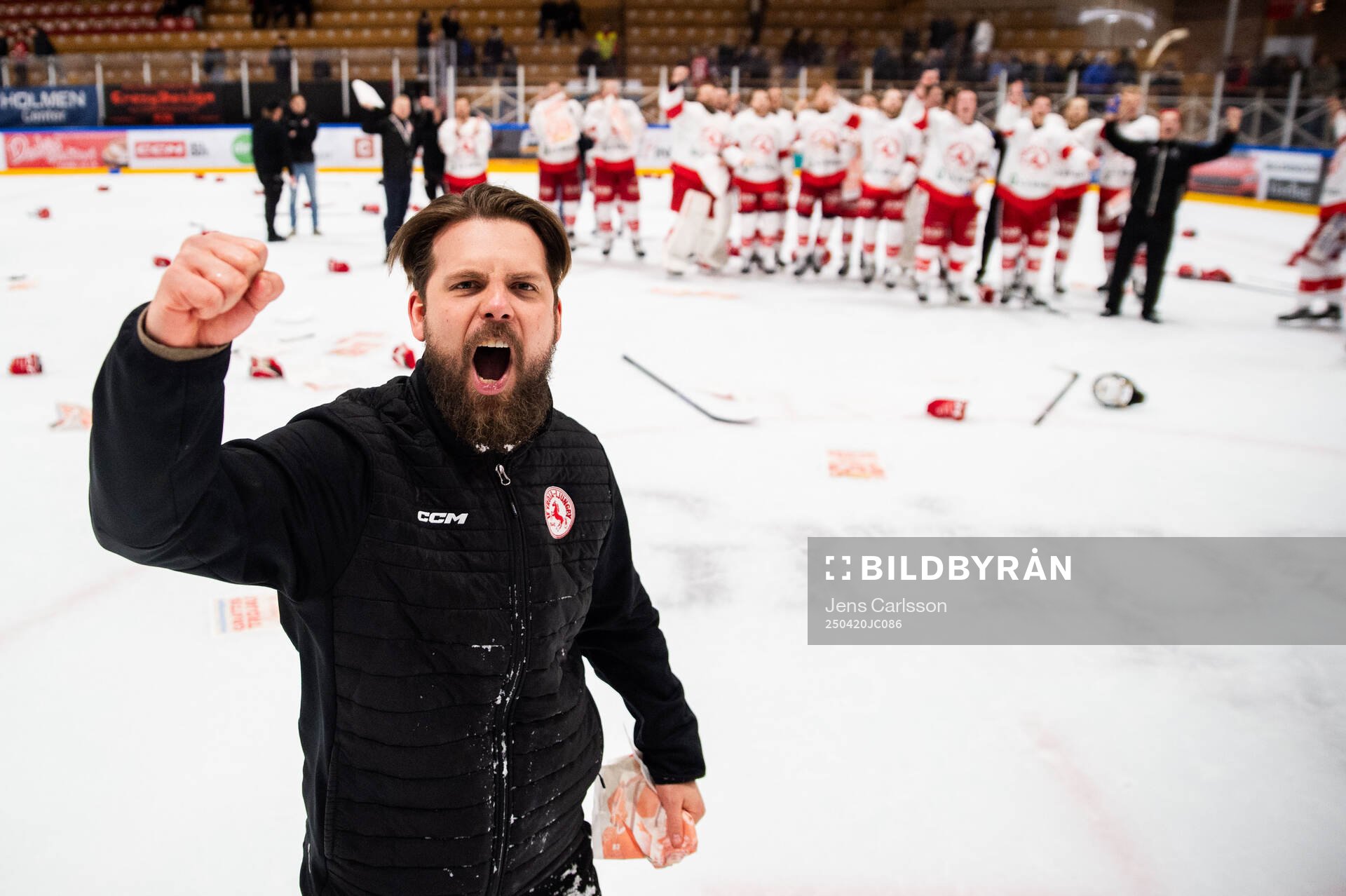 Troja/Ljungbys assisterande tränare Tobias Törnkvist