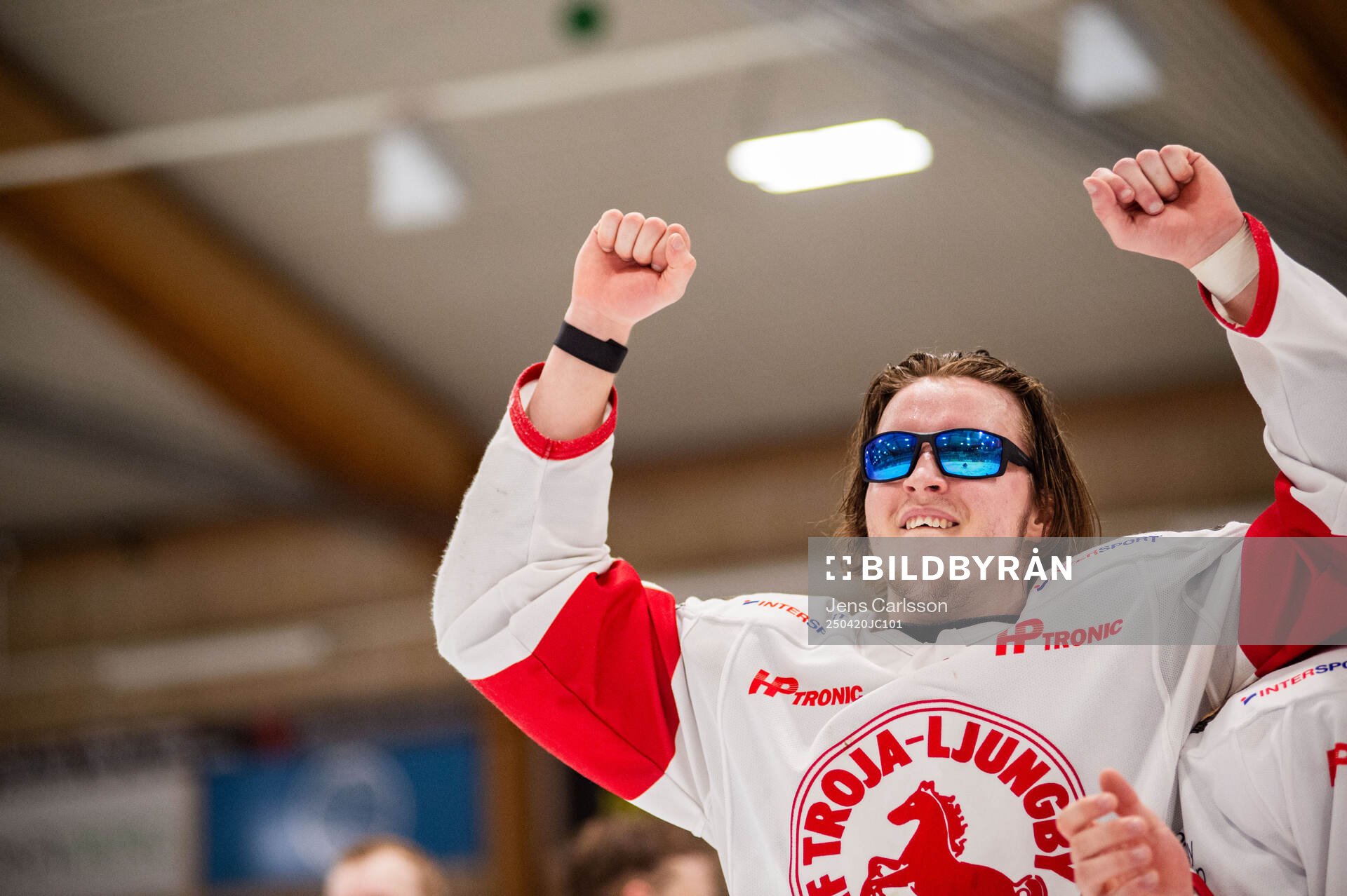 Troja/Ljungbys Carl-Henrik Edwardsson jublar