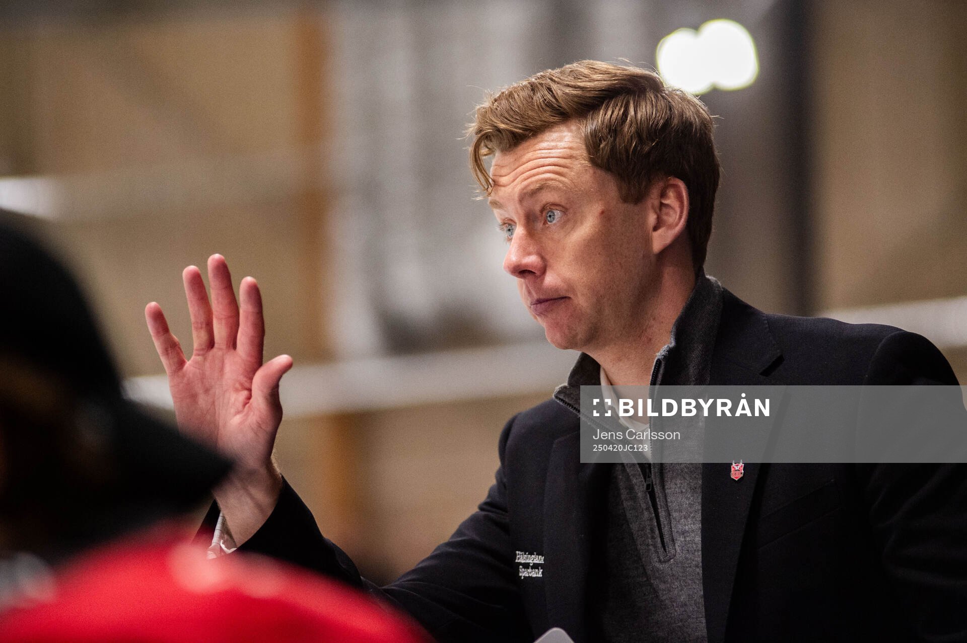 Hudiksvalls tränare Filip Algeman