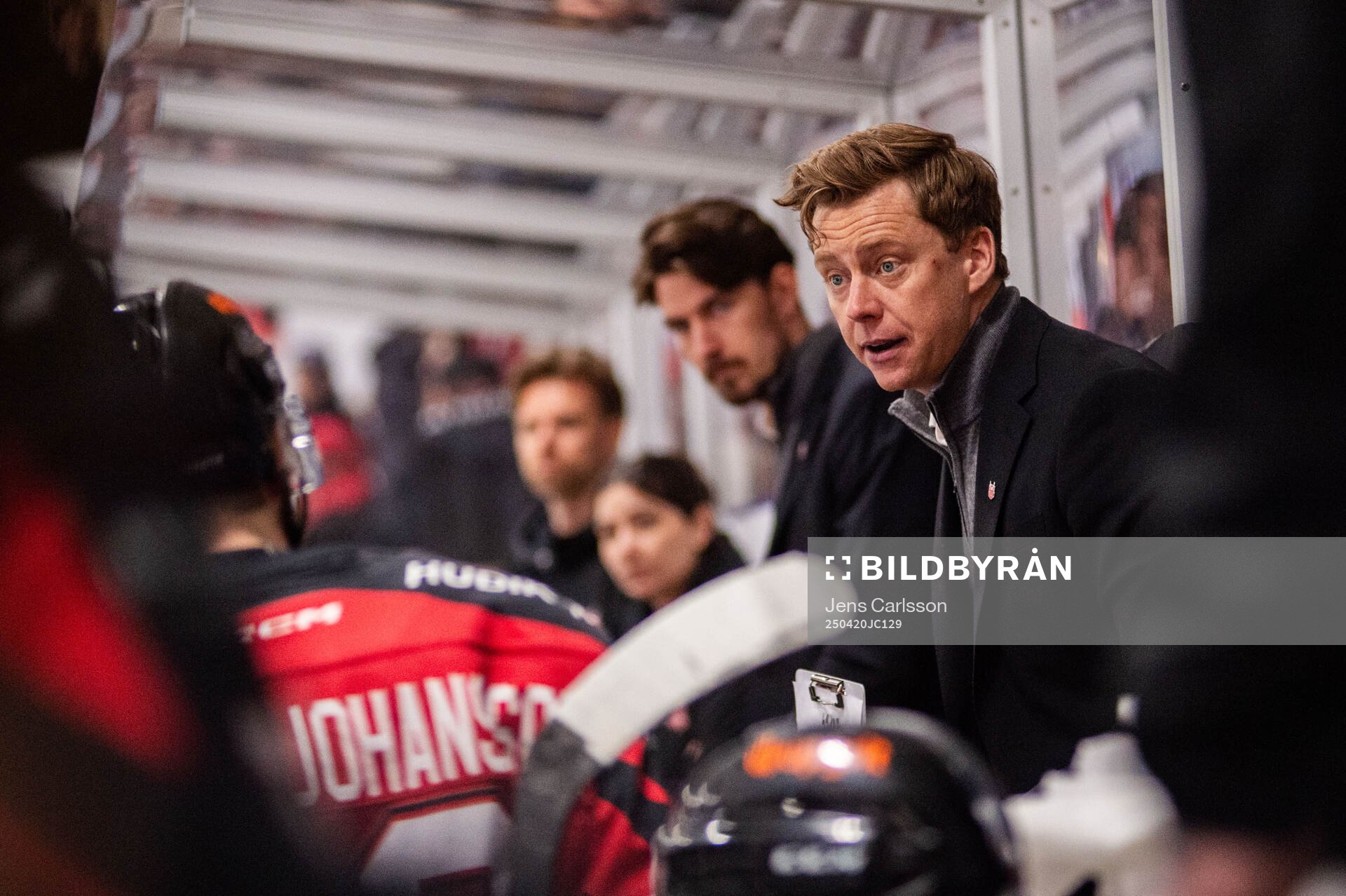 Hudiksvalls tränare Filip Algeman