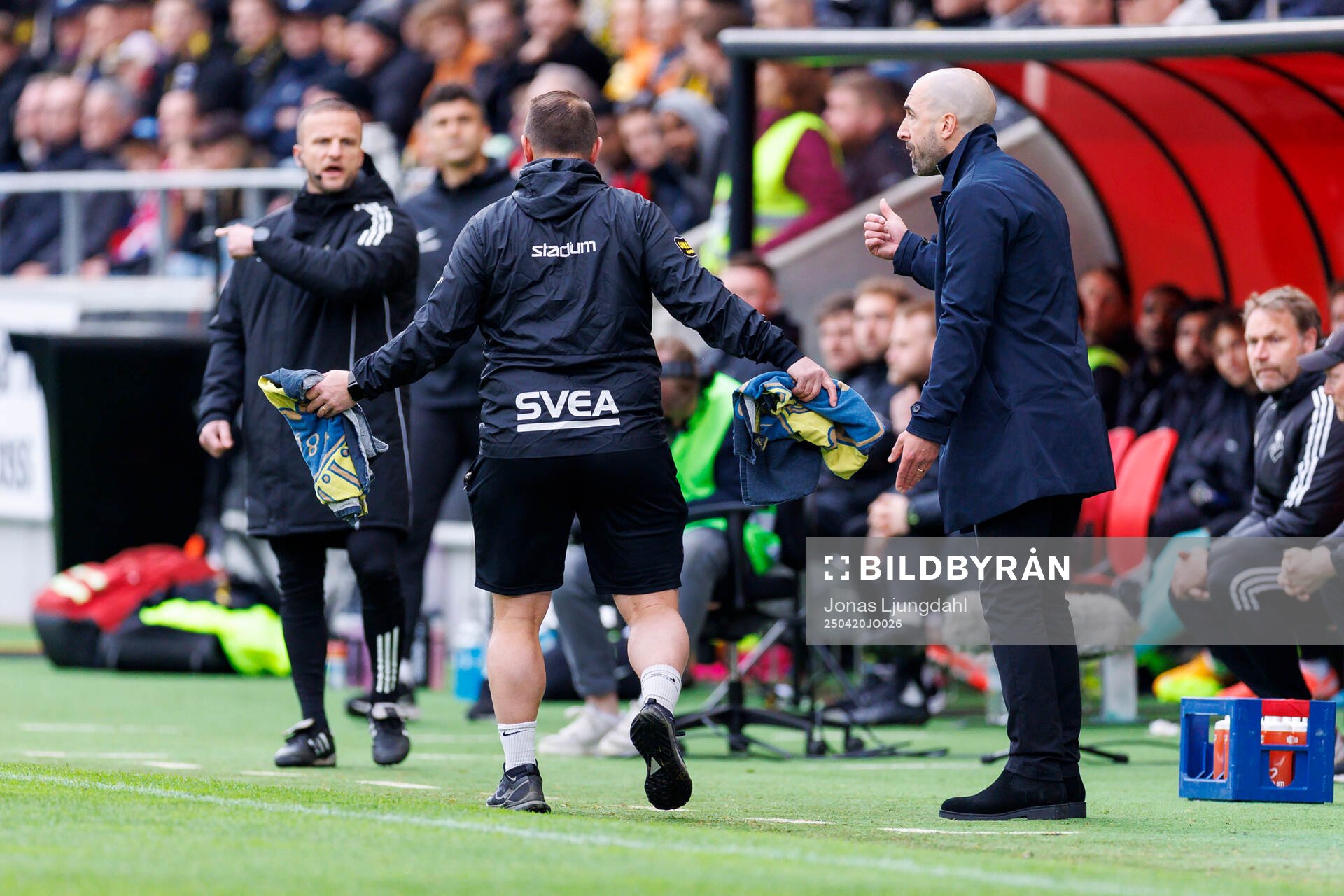 AIKs materialförvaltare Håkan Sjöberg och Östers