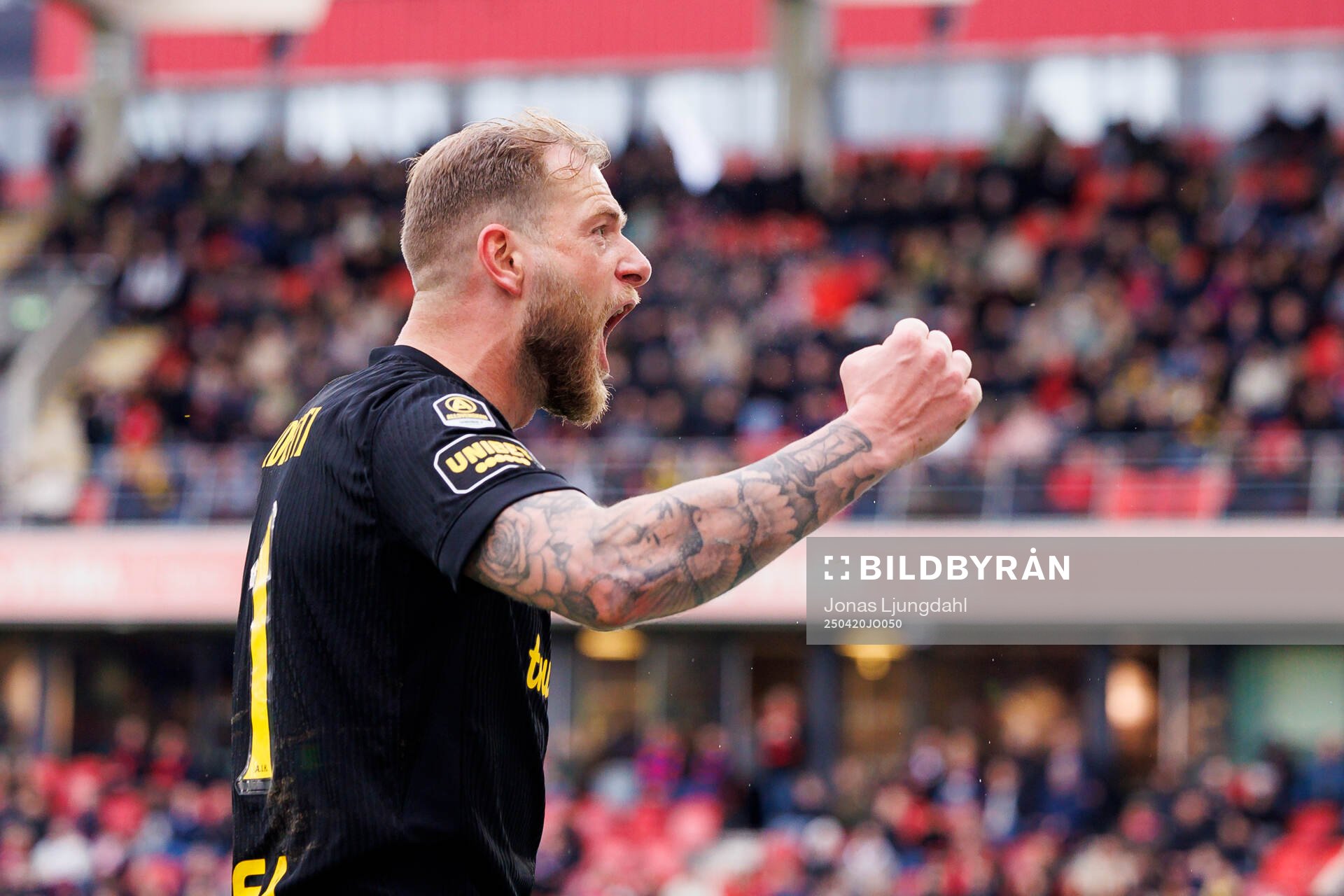 AIKs John Guidetti jublar