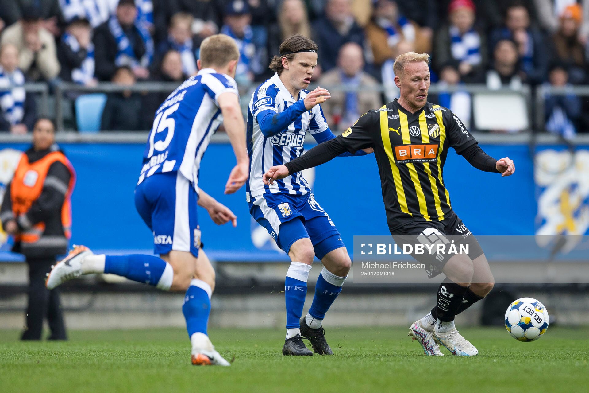 IFK Göteborgs Kolbeinn Thordarson och Häckens Mikkel