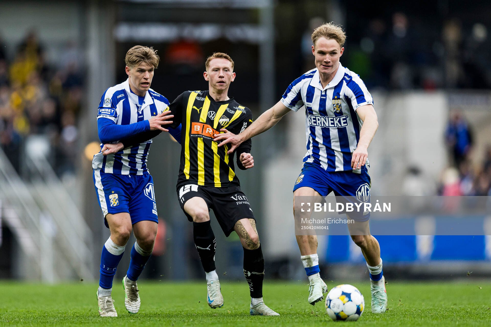 IFK Göteborgs Felix Eriksson och Max Fenger och Häckens