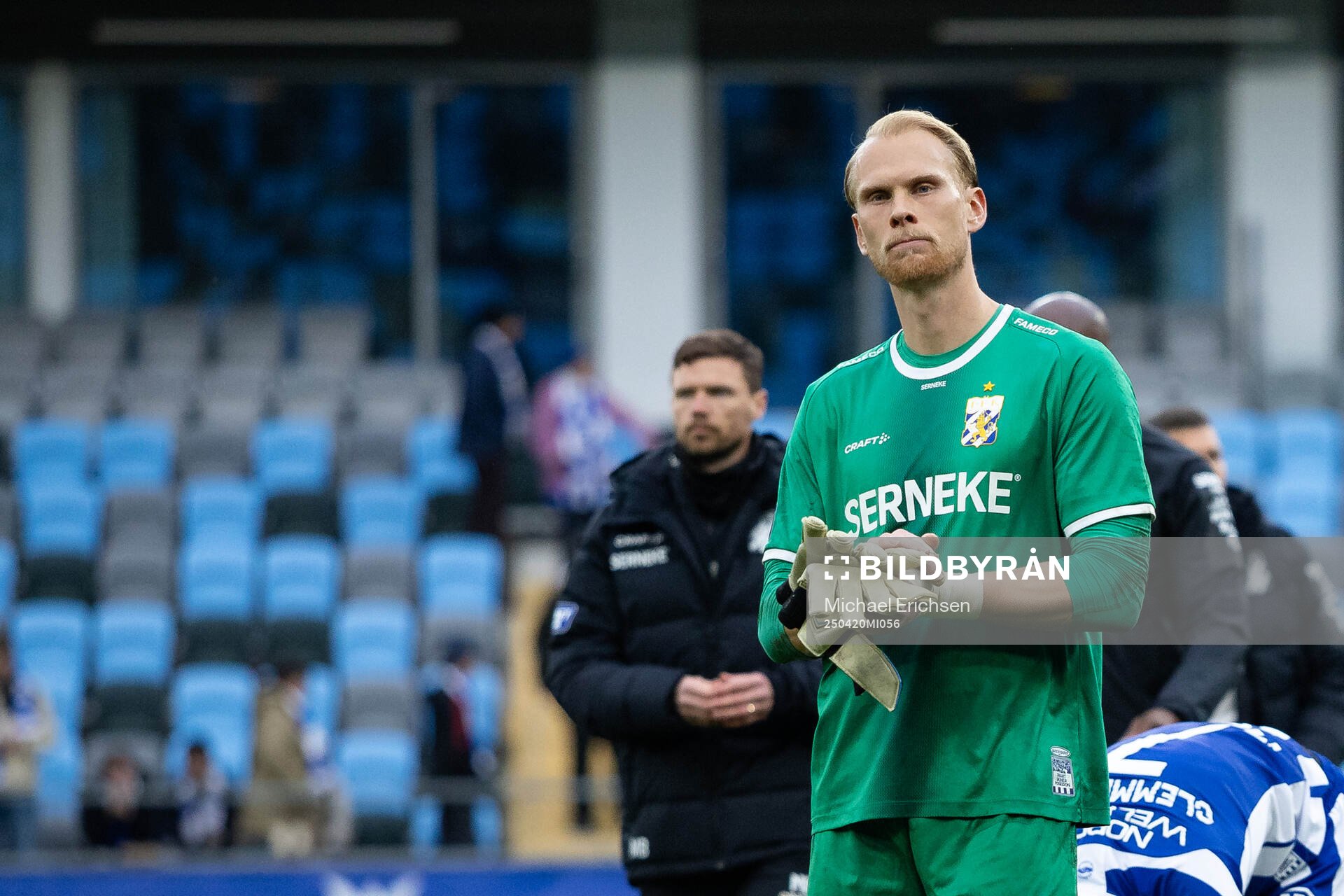 IFK Göteborgs målvakt Pontus Dahlberg deppar