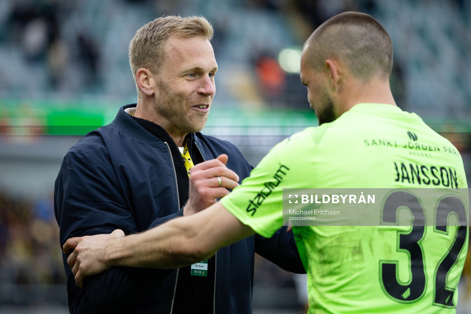 Häckens målvakt Peter Abrahamsson och målvakt Oscar