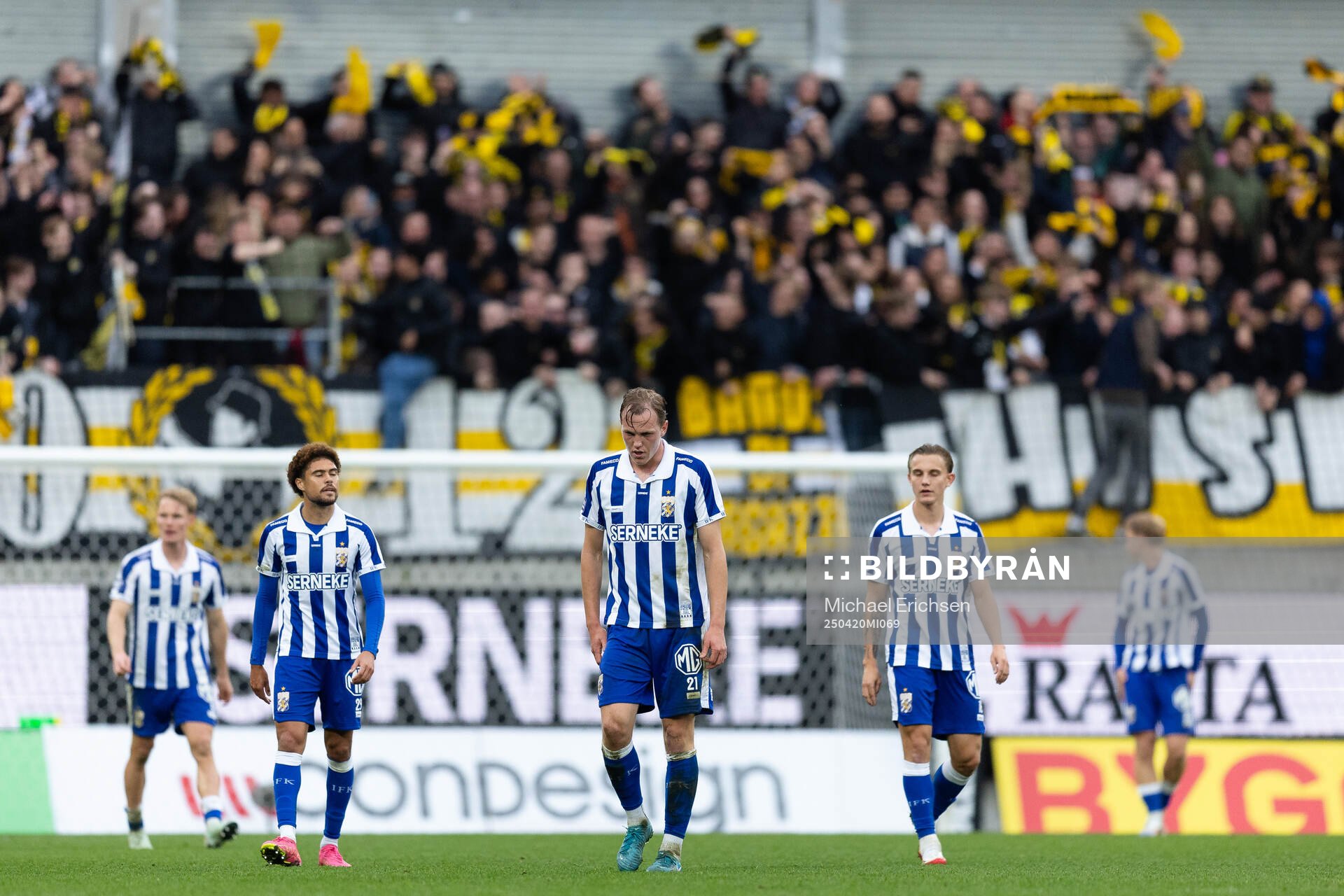 IFK Göteborgs spelare deppar