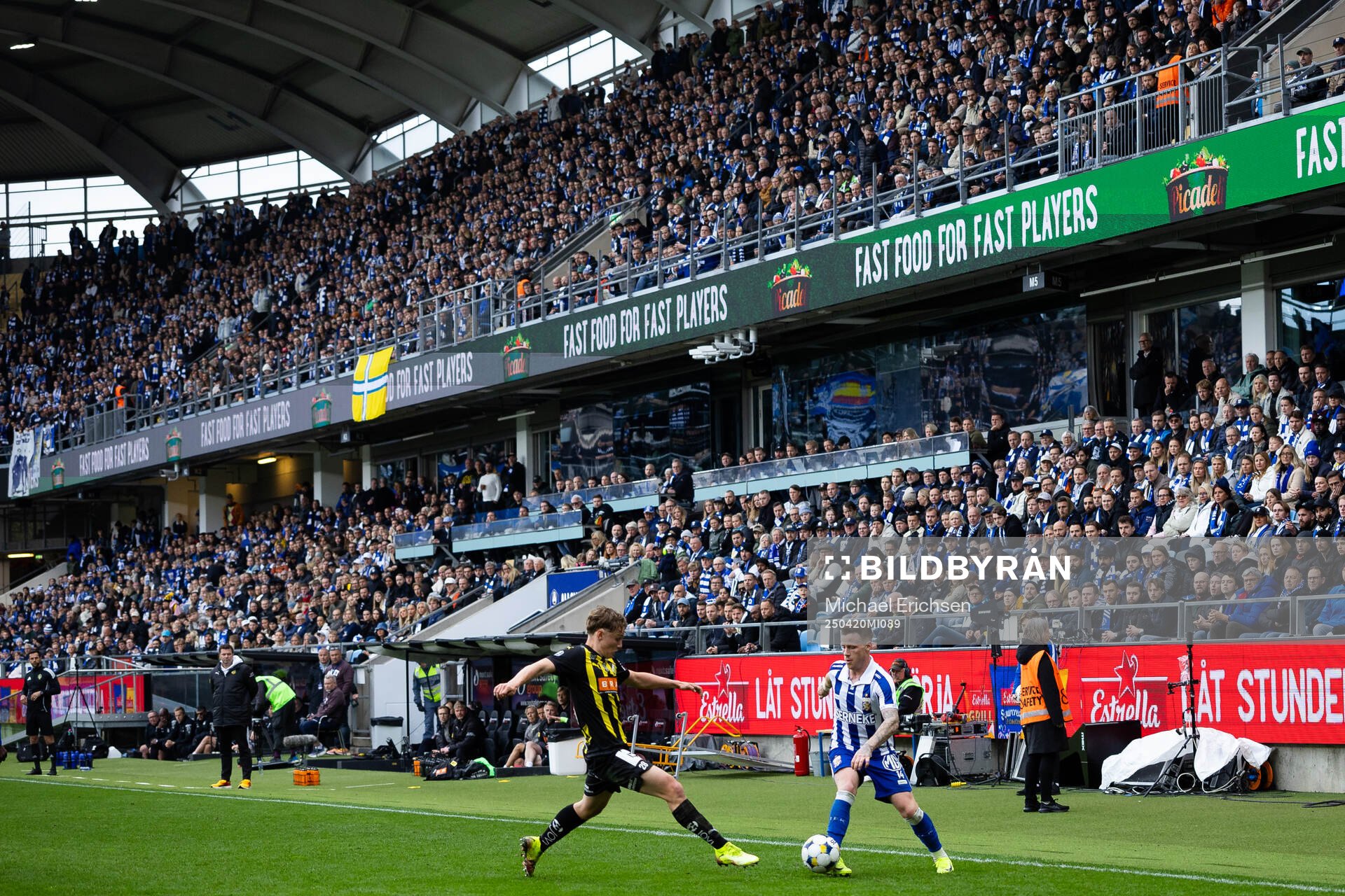 Häckens Filip Öhman och IFK Göteborgs Tobias Heintz