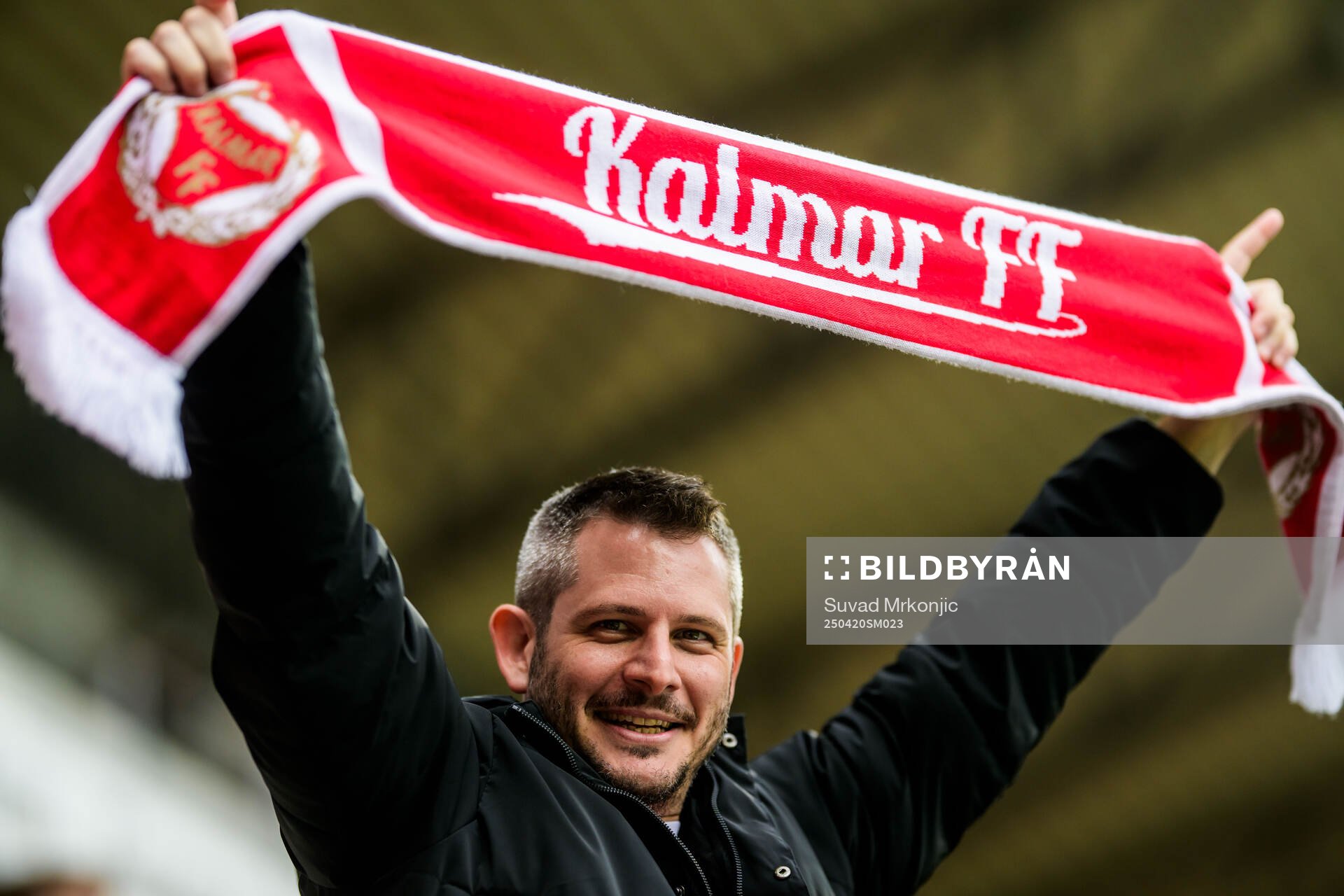 Kalmarsupportern Pablo Kalmar från Argentina