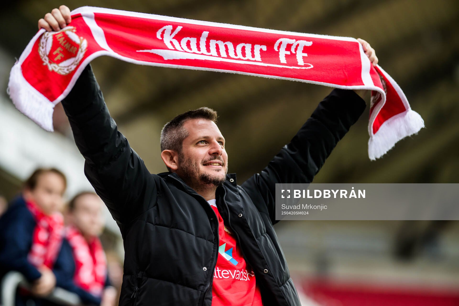 Kalmarsupportern Pablo Kalmar från Argentina