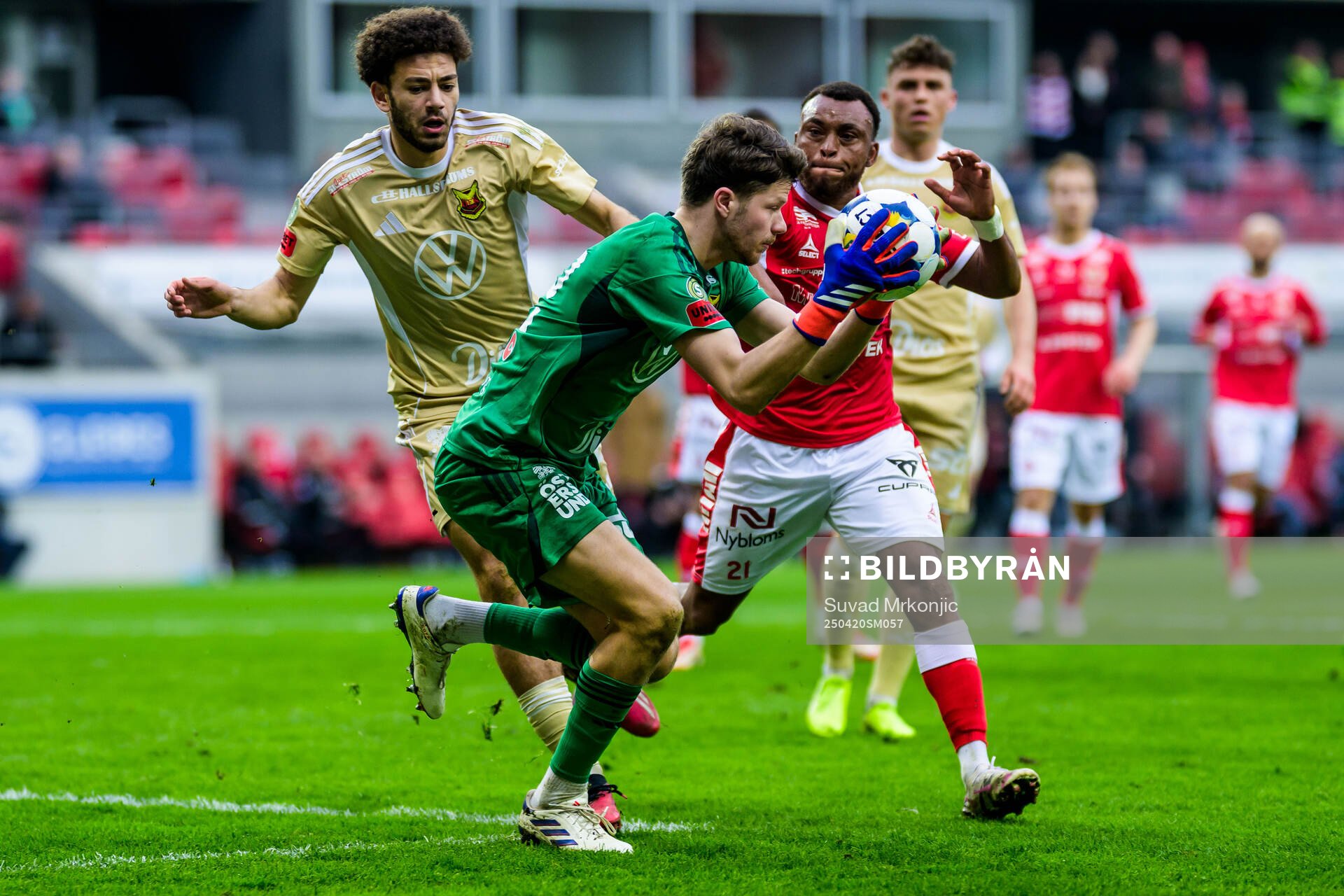 Östersunds Christian Enemark och Frank Stople och Kalmars