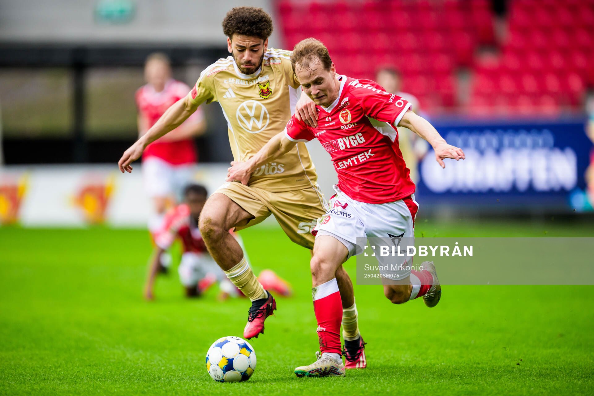 Östersunds Christian Enemark och Kalmars Saku Ylätupa
