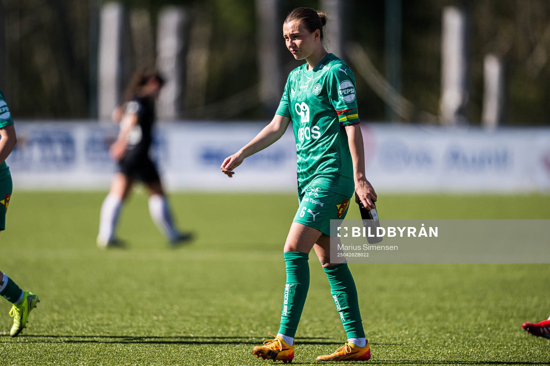 Sara Bræk of HamKam looks dejected