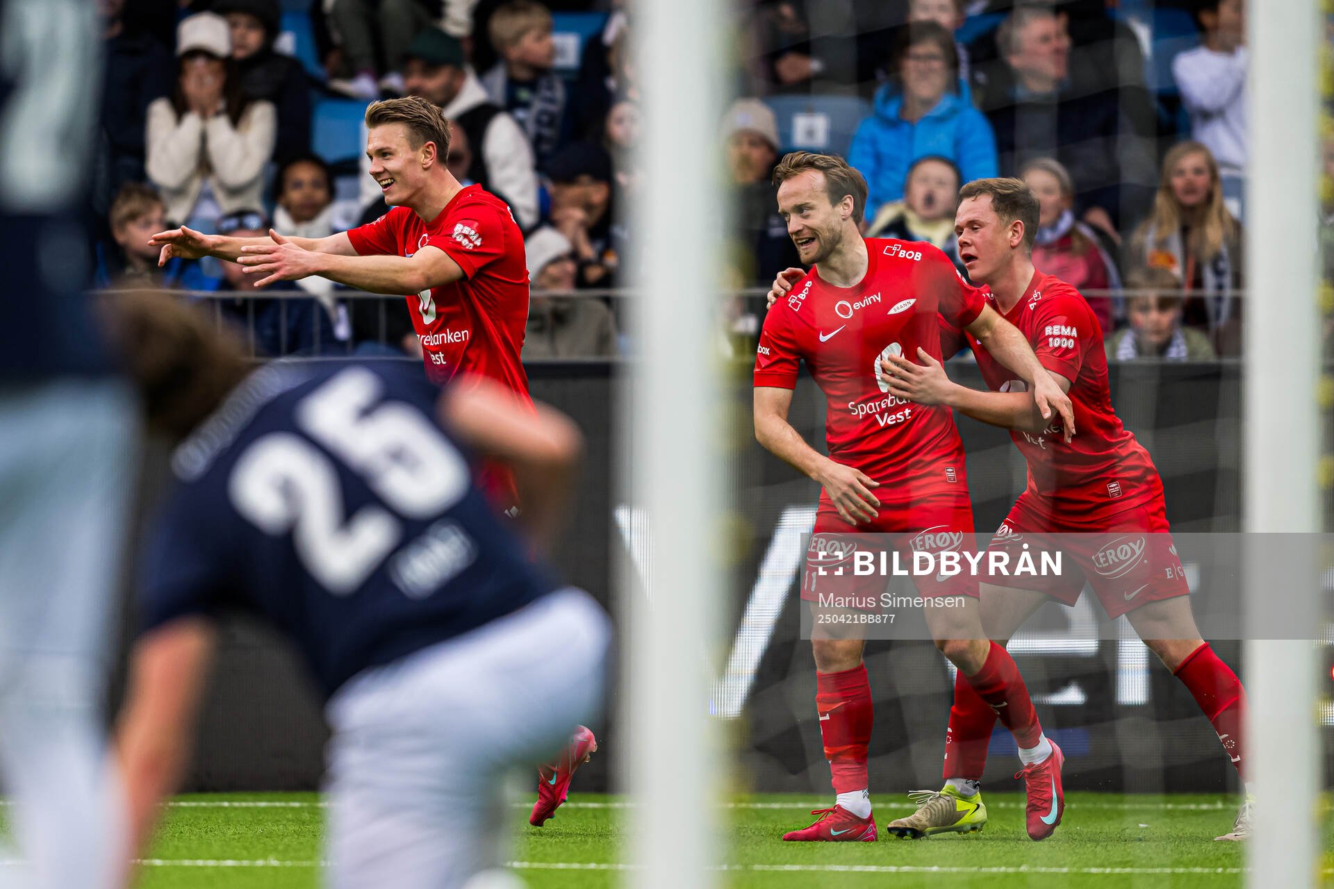 Emil Kornvig of Brann celebrates