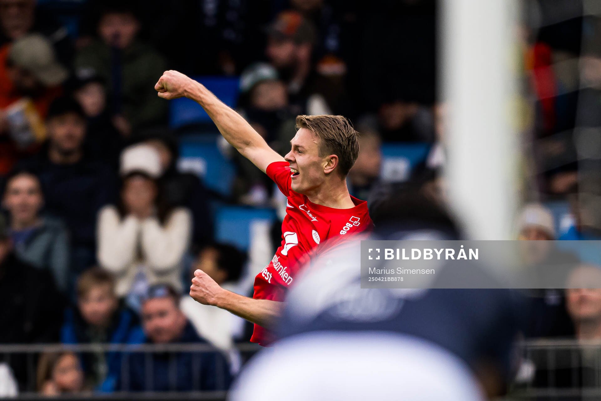 Emil Kornvig of Brann celebrates