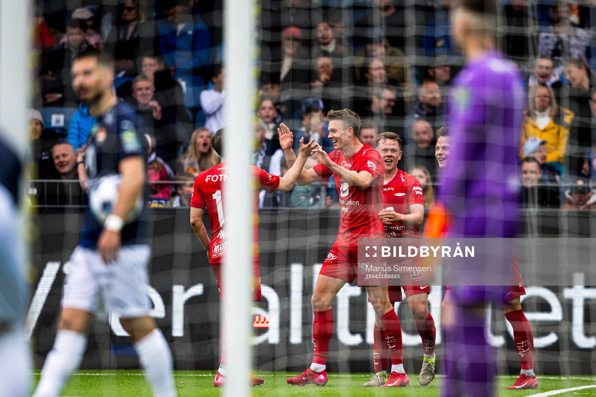 Emil Kornvig of Brann celebrates