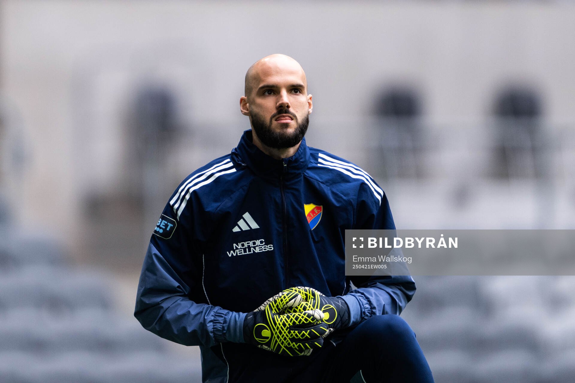 Djurgårdens målvakt Filip Manojlovic
