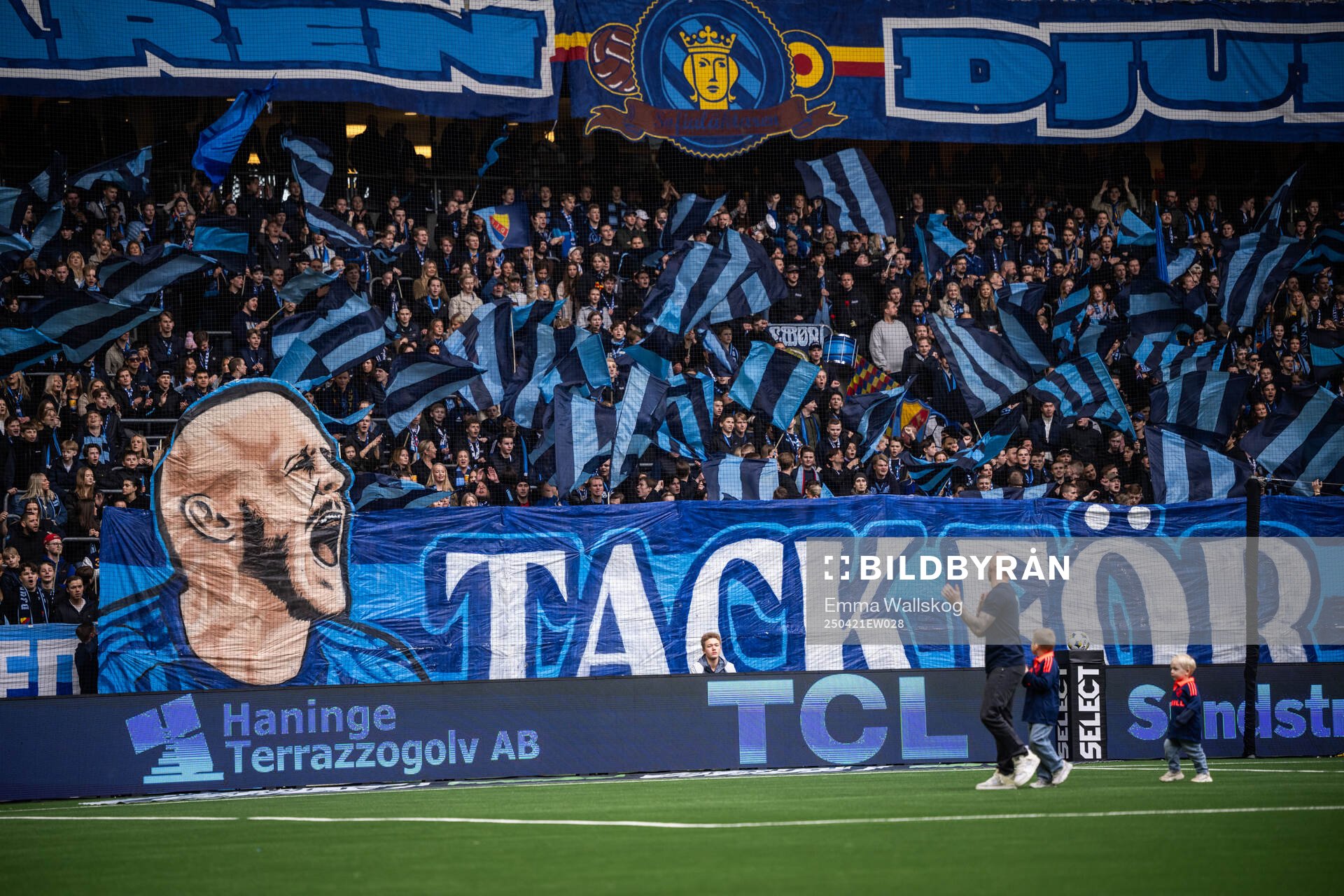 under fotbollsmatchen i Allsvenskan mellan Djurgården och