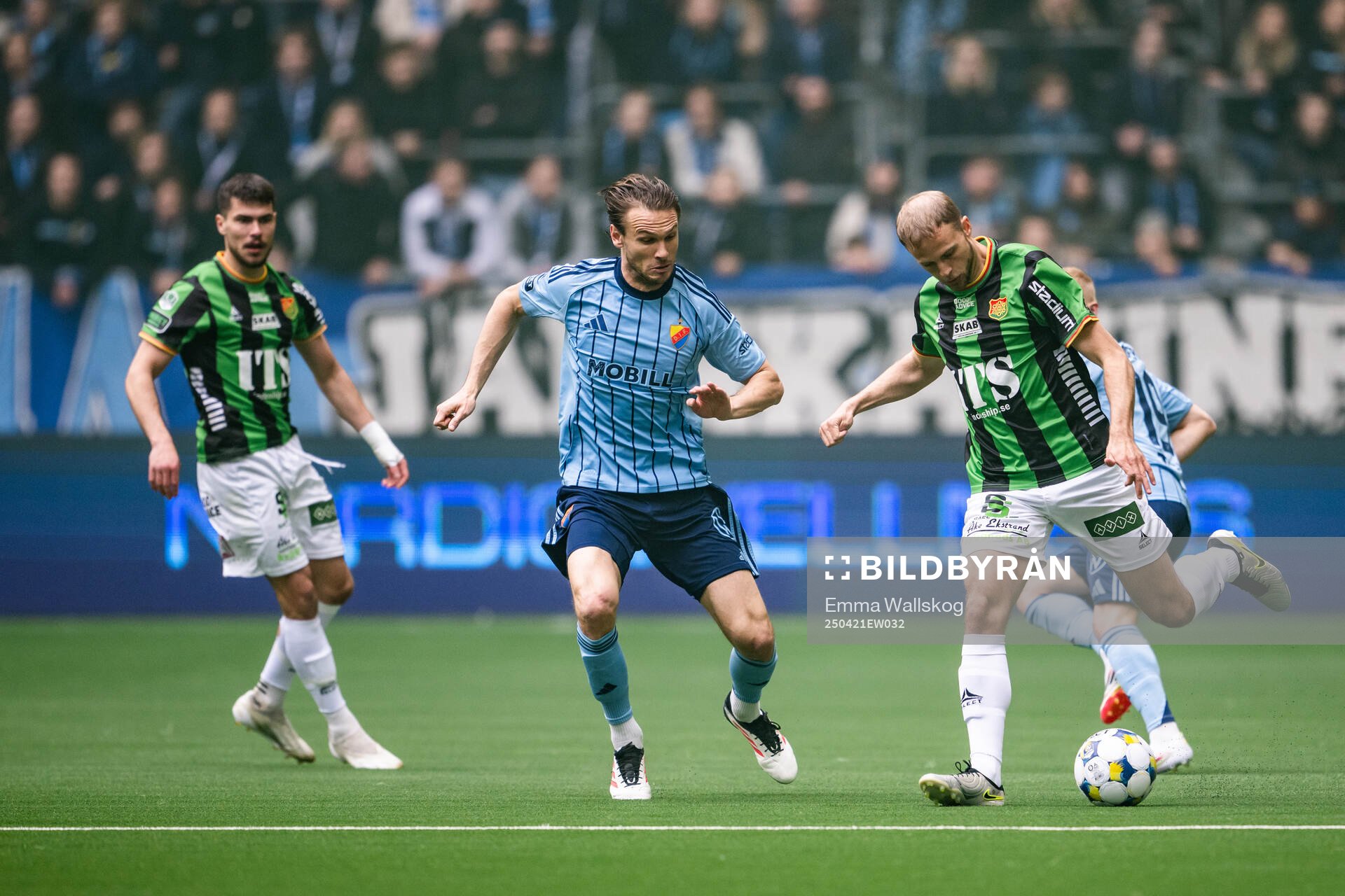 Djurgårdens Albin Ekdal och GAIS Gustav Lundgren