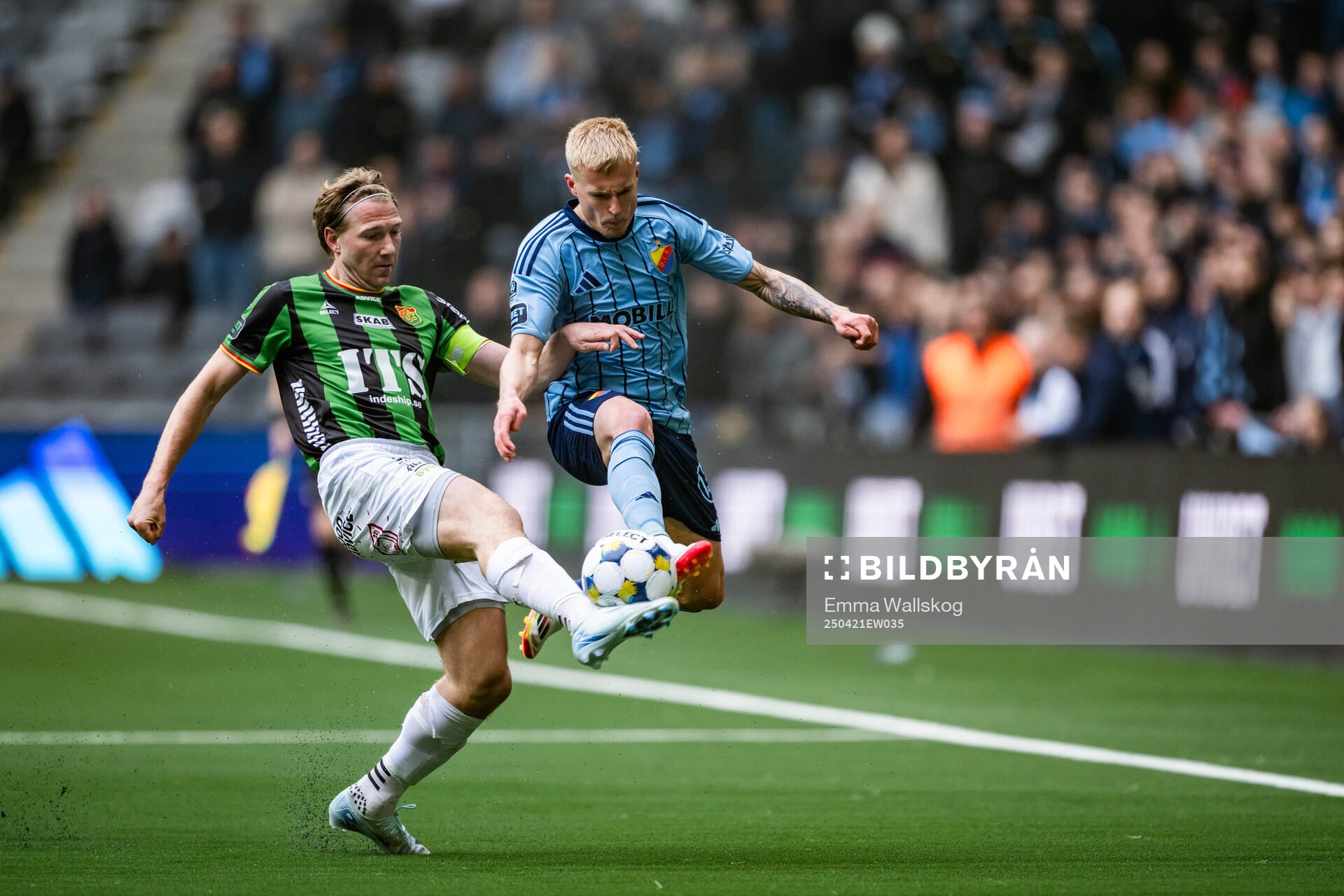 GAIS August Wängberg och Djurgårdens Viktor Bergh