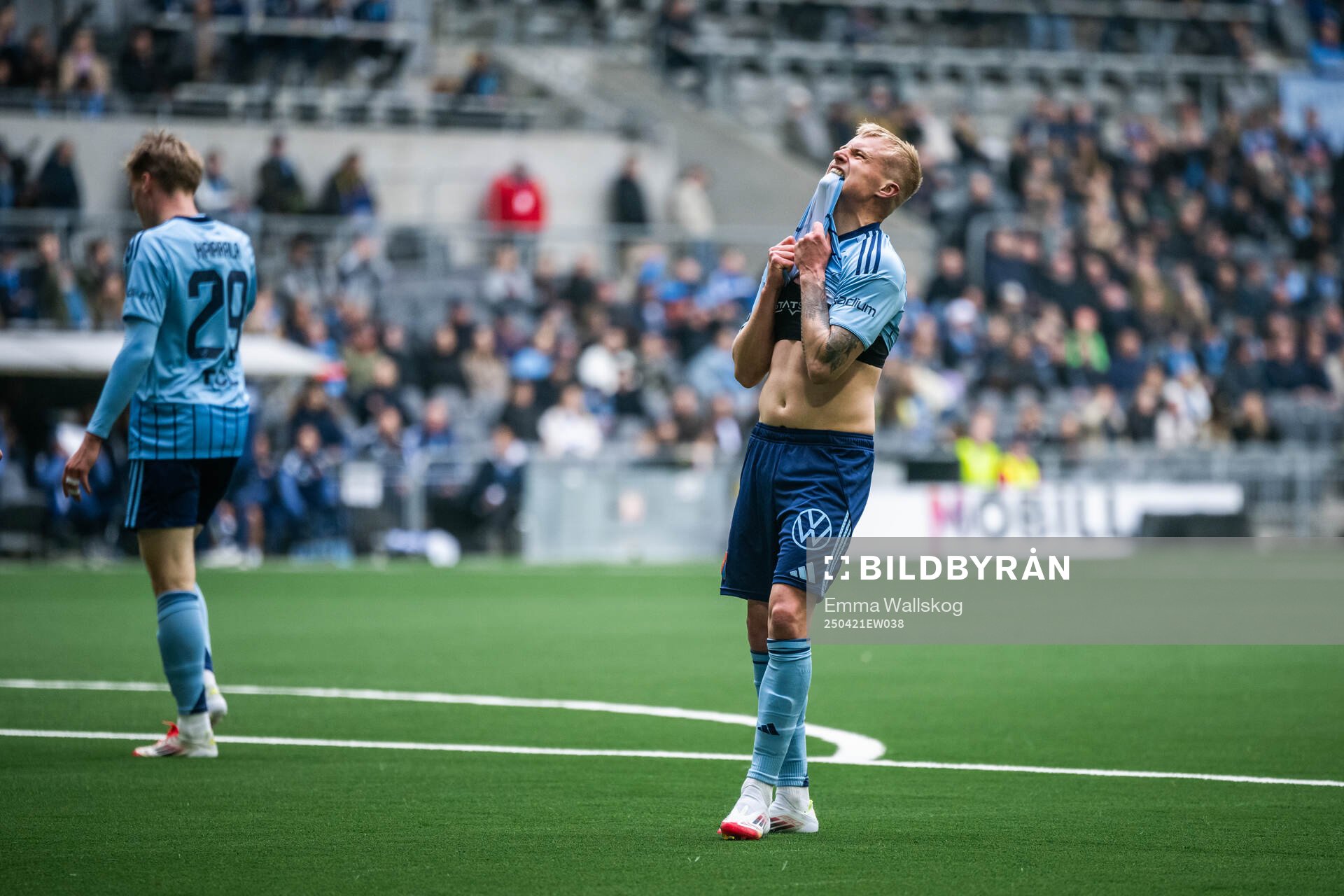 Djurgårdens Viktor Bergh deppar