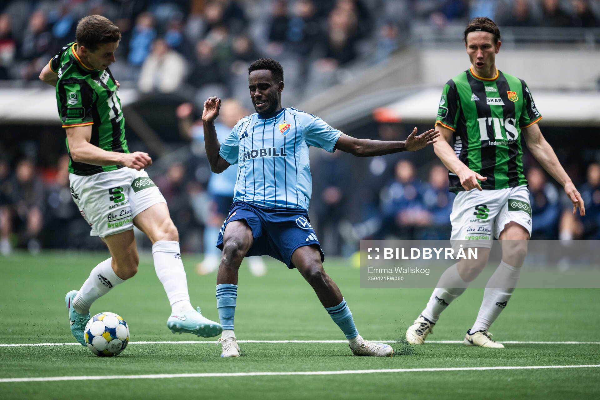 GAIS Oskar Ågren och Robin Frej mot Djurgårdens