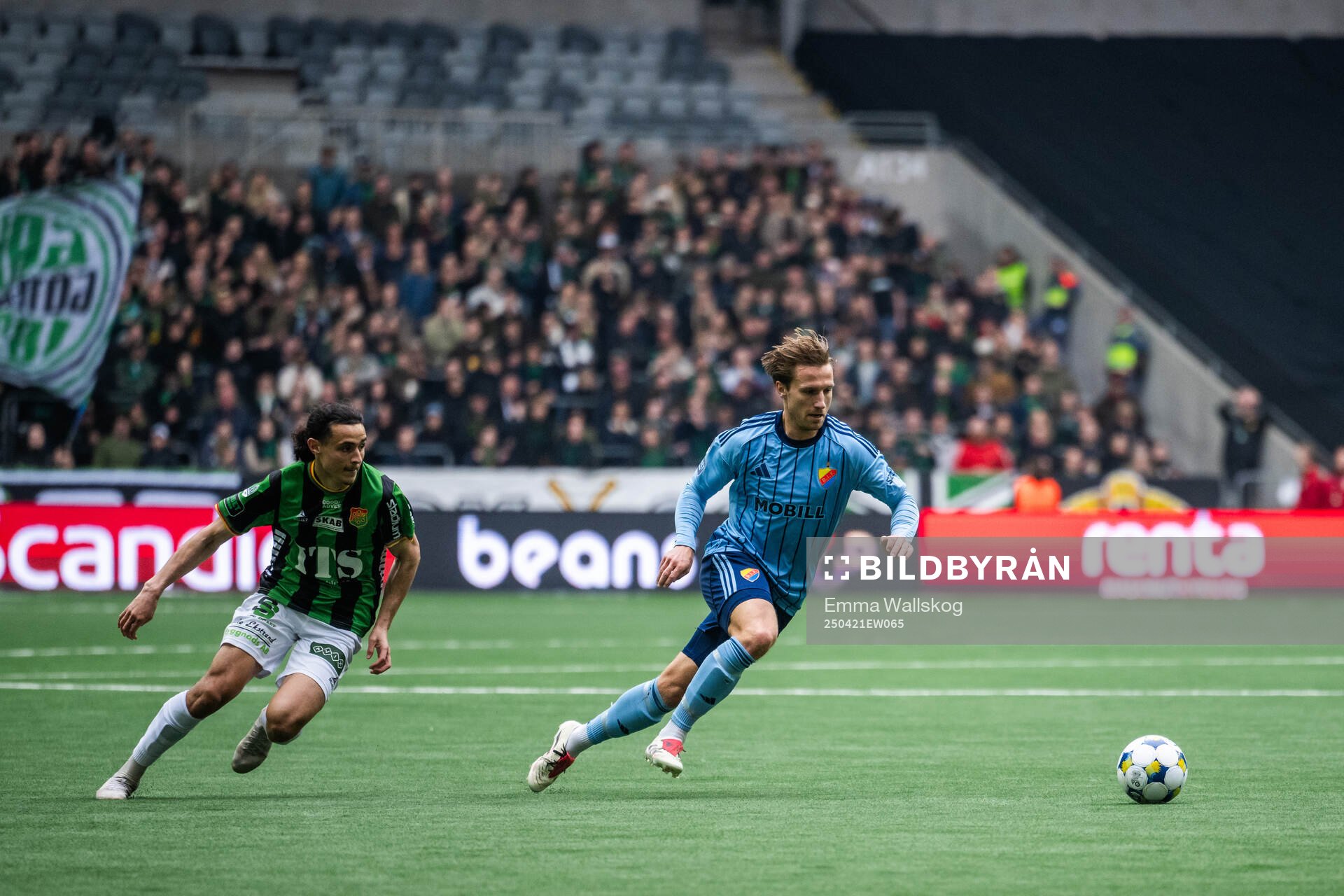 GAIS Amin Boudri och Djurgårdens Daniel Stensson