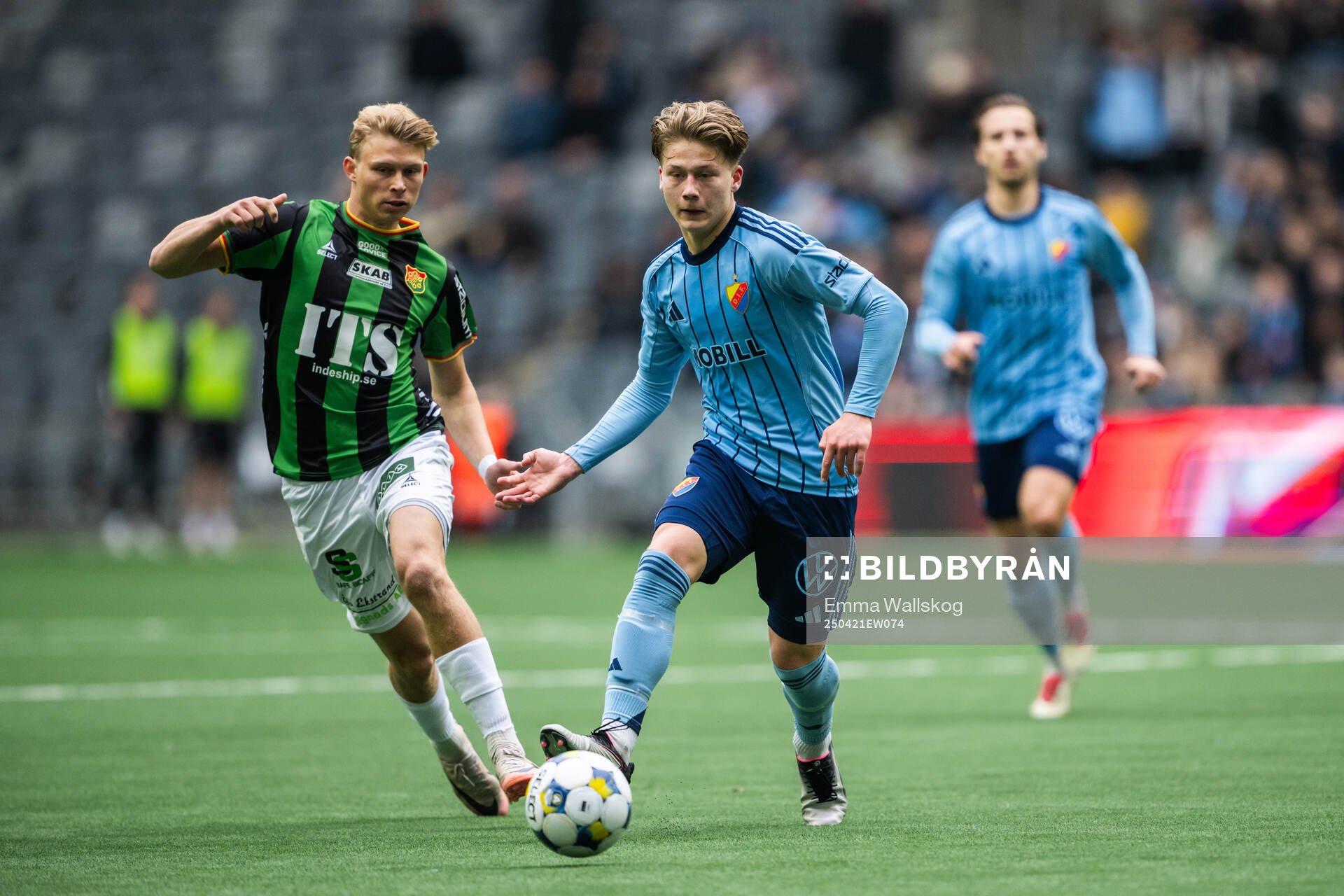 GAIS Rasmus Niklasson Petrovic och Djurgårdens Matias