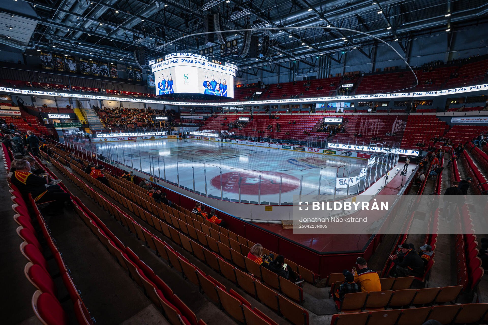 Interiör vy över Monitor ERP Arena