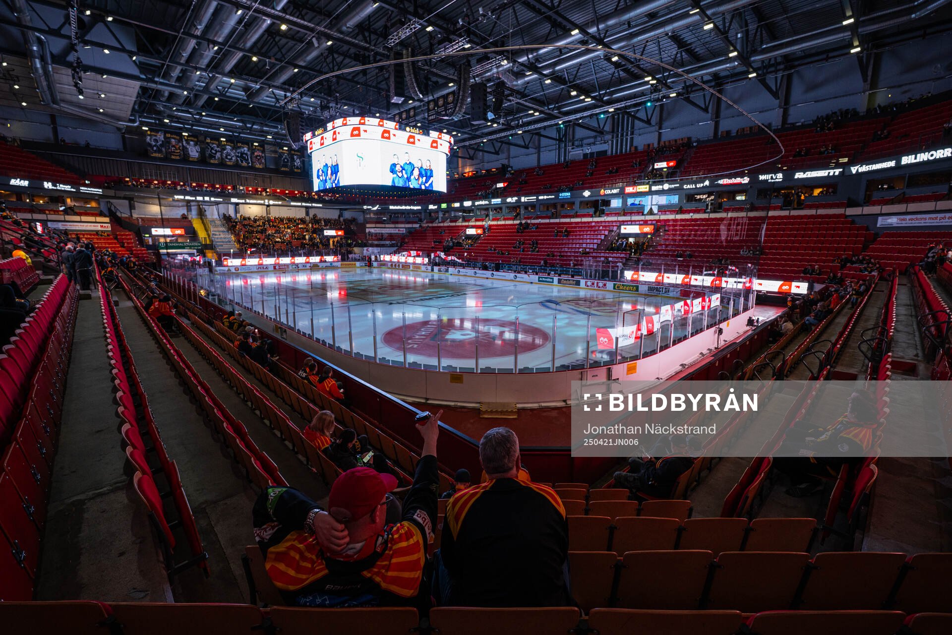 Interiör vy över Monitor ERP Arena