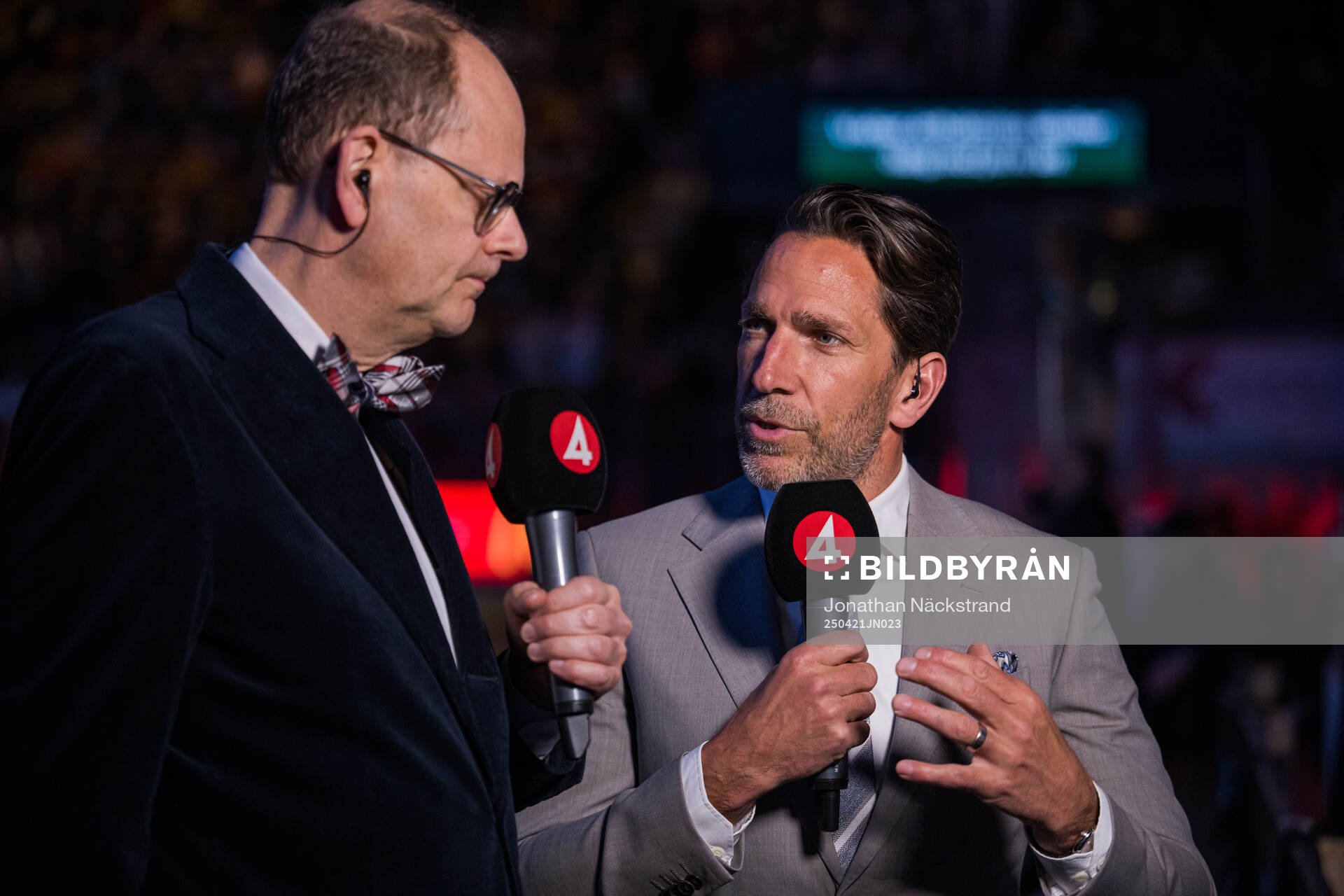 TV4s Lasse Granqvist och Joel Lundqvist