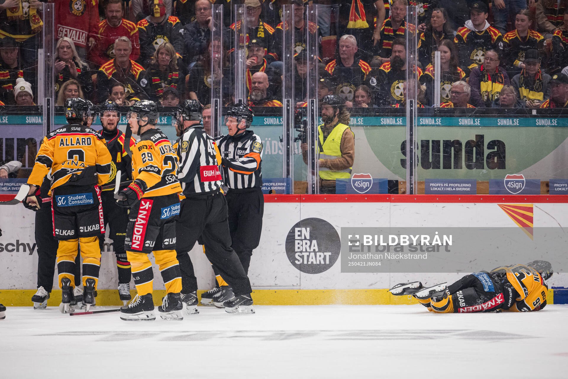 Luleås Pontus Andreasson har ont