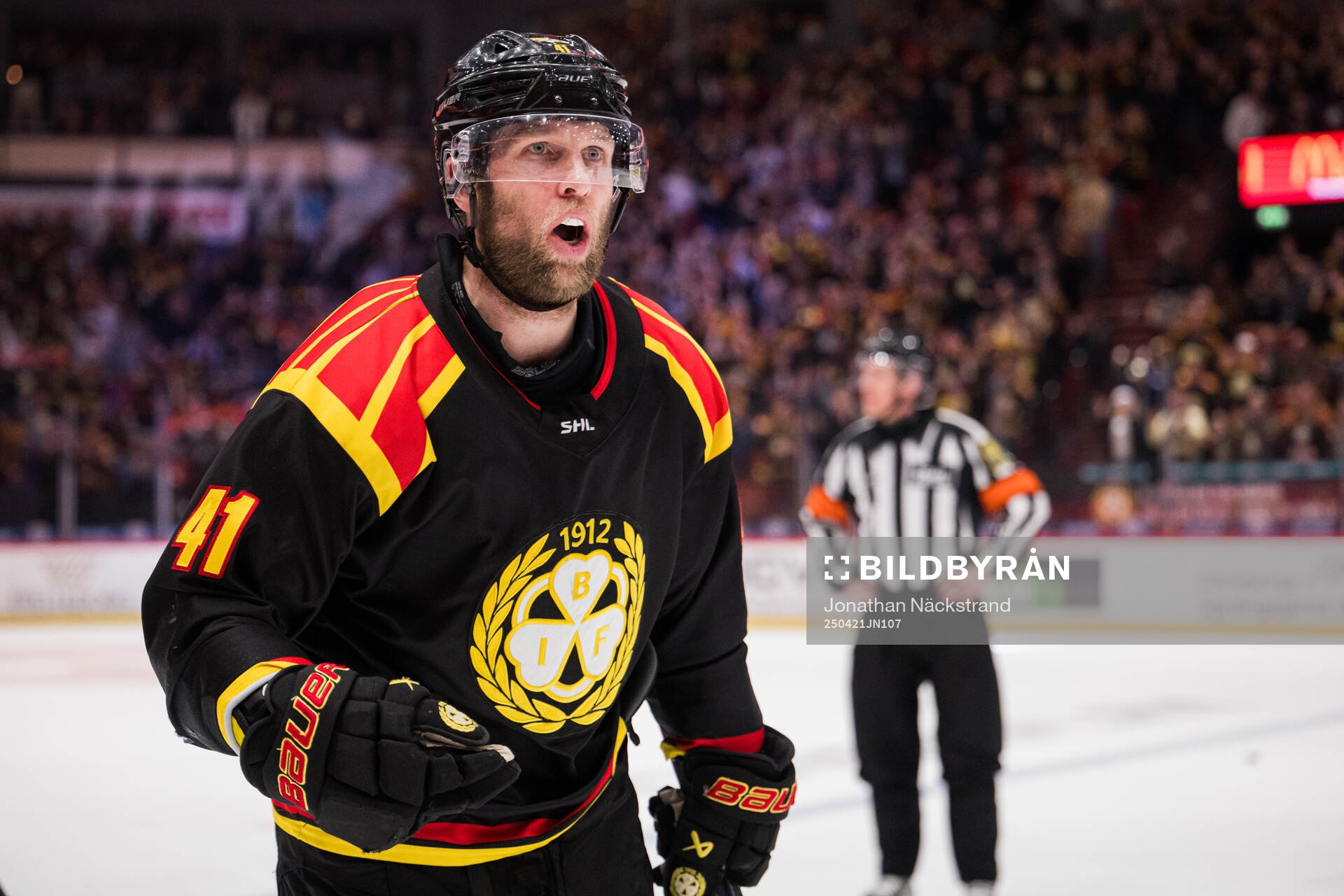 Brynäs Greg Scott jublar
