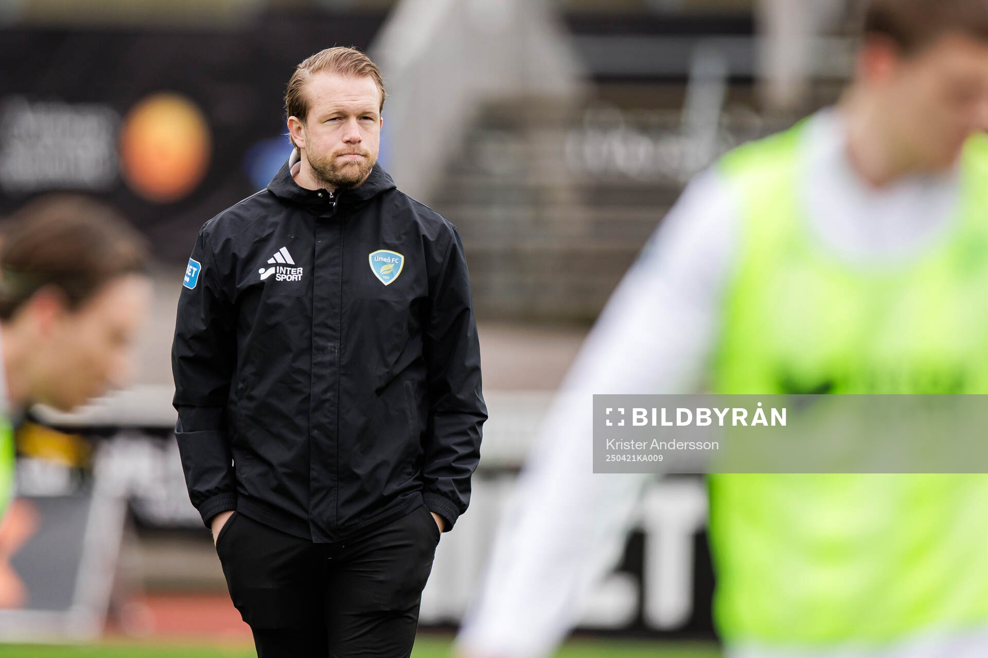 Umeå FCs tränare Anders Bååth Sjöblom