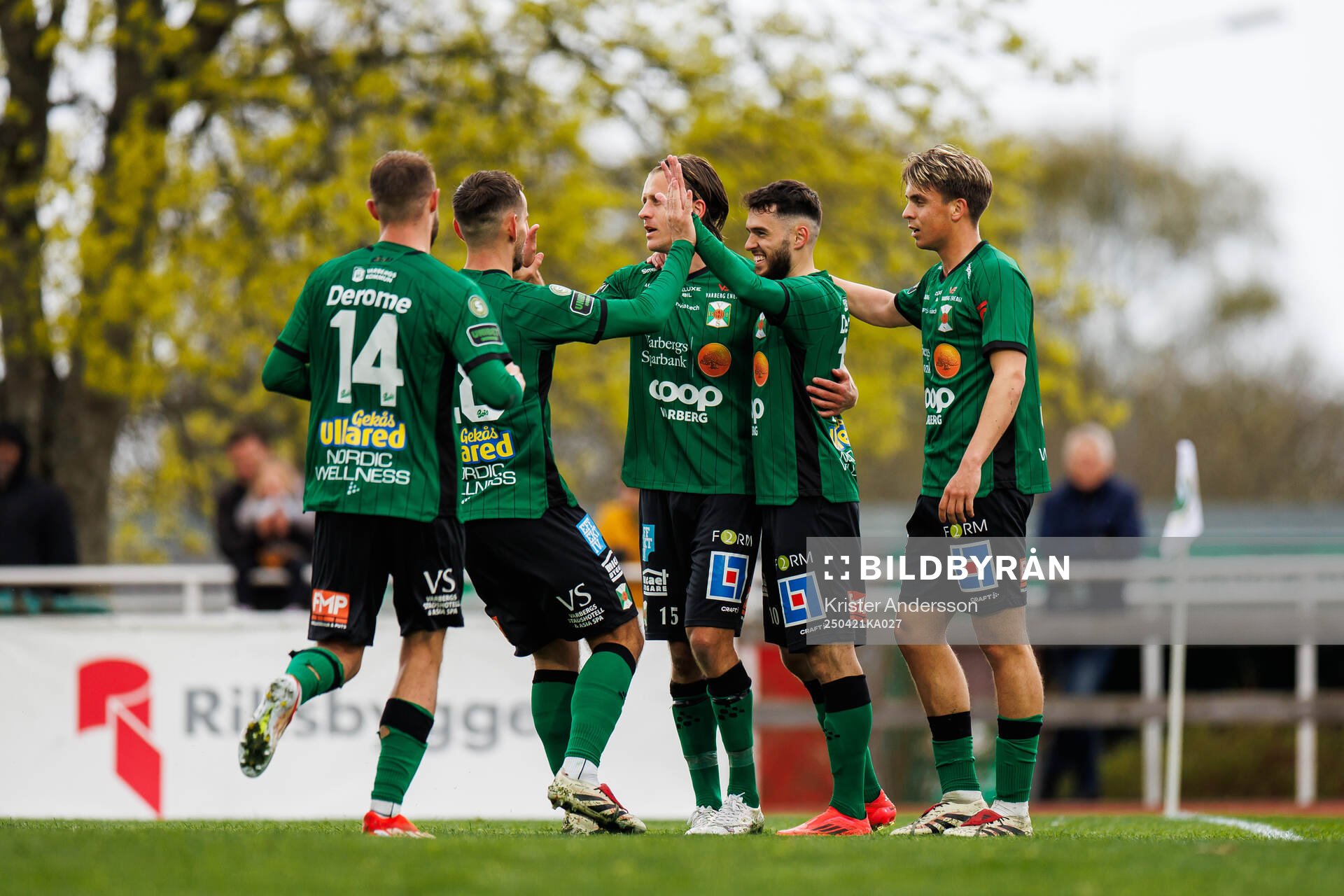 Varbergs Laorent Shabani jublar
