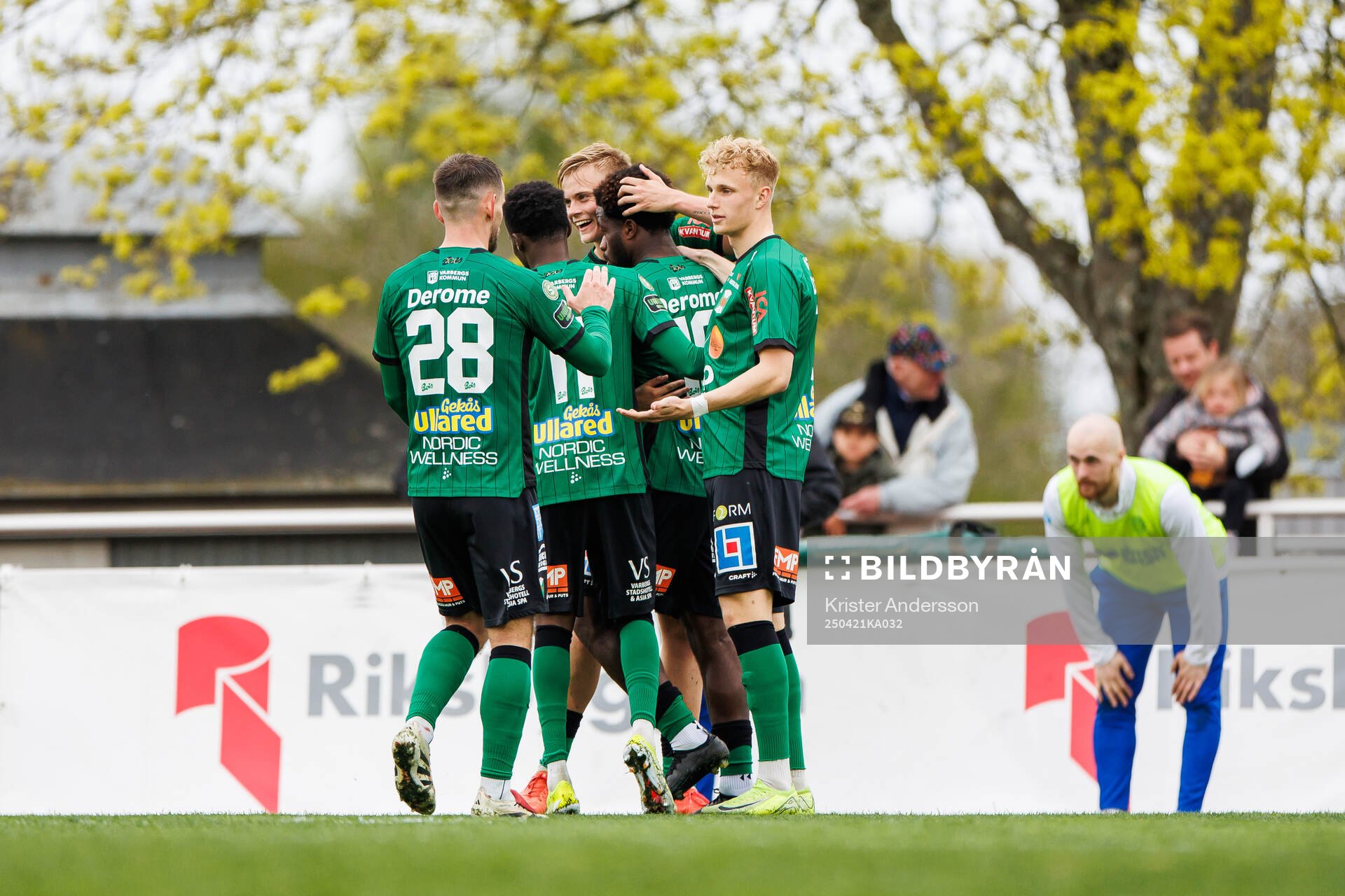 Varbergs Kevin Appiah Nyarko jublar