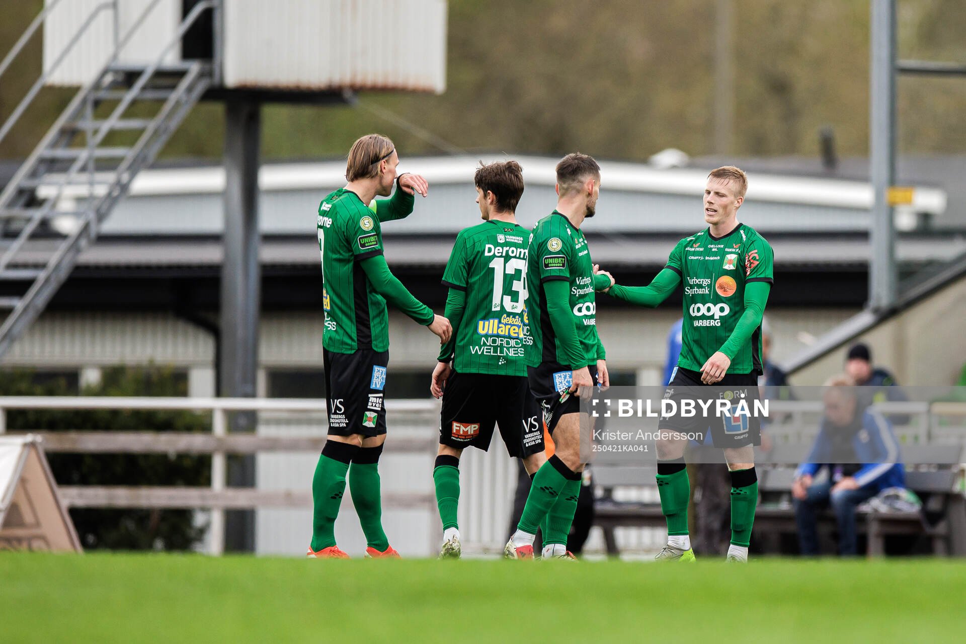 Varbergs spelare jublar