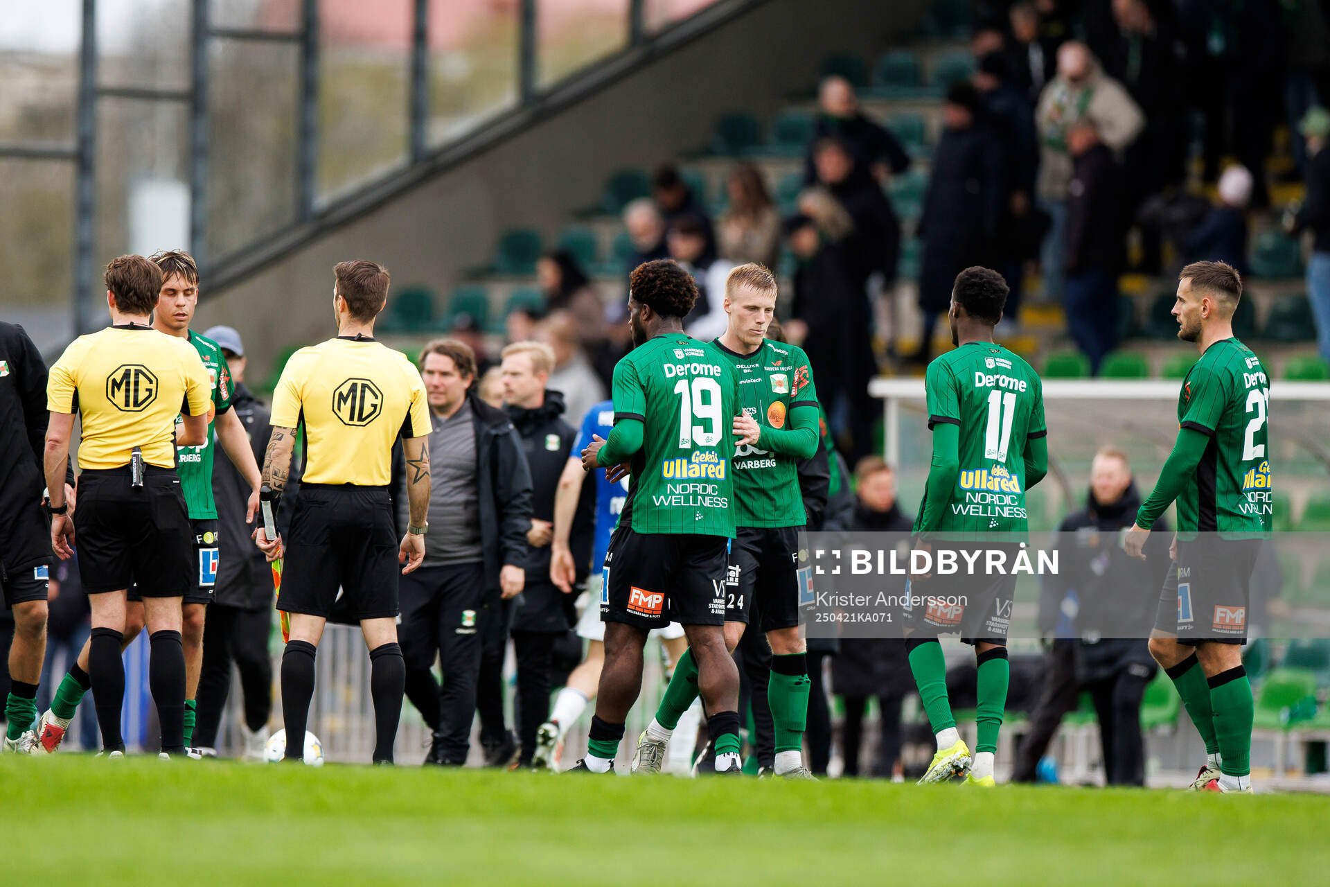 Varbergs spelare jublar